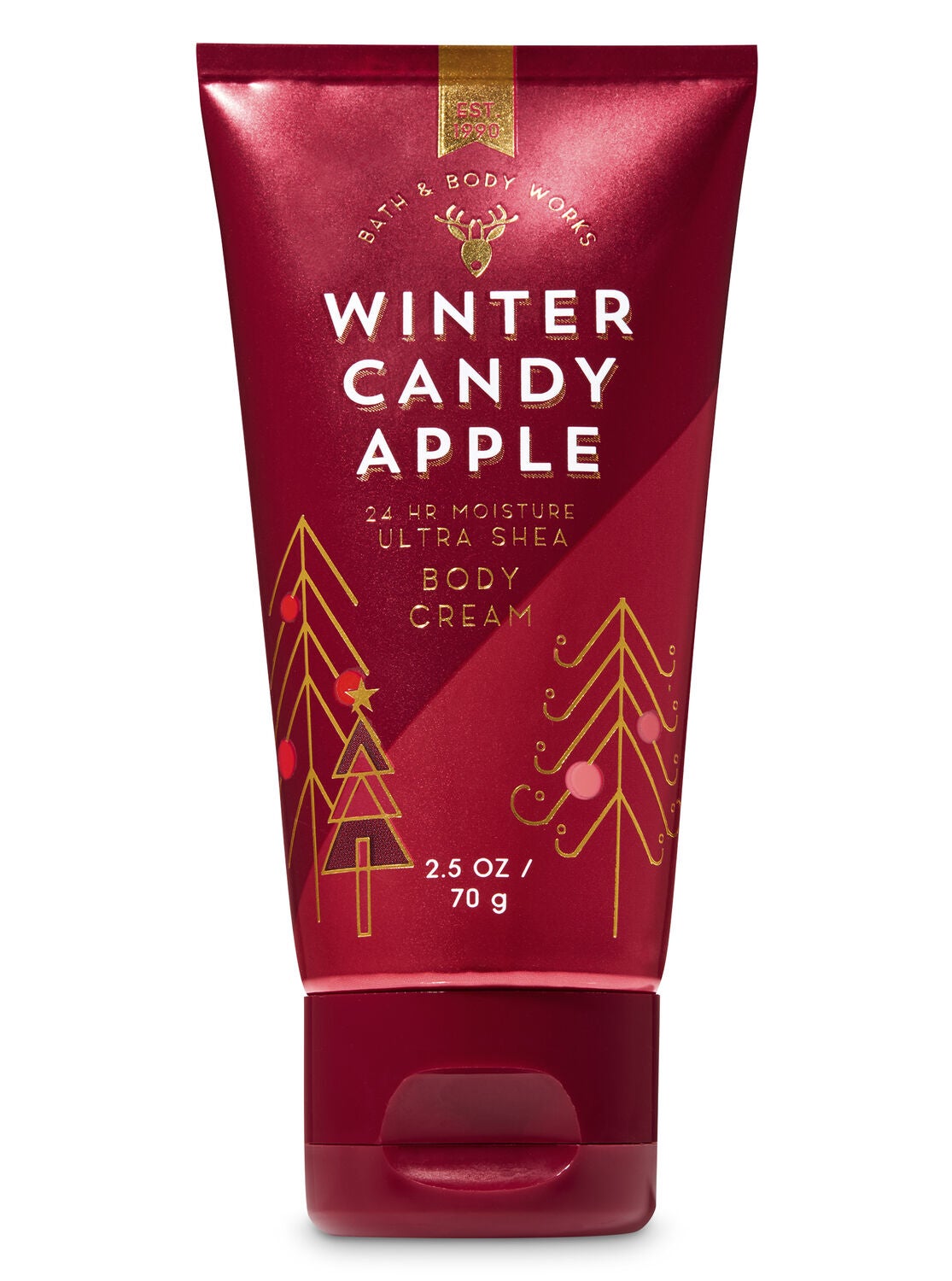 Signature Collection Winter Candy Apple Travel Size Body Cream - Bath And Body Works