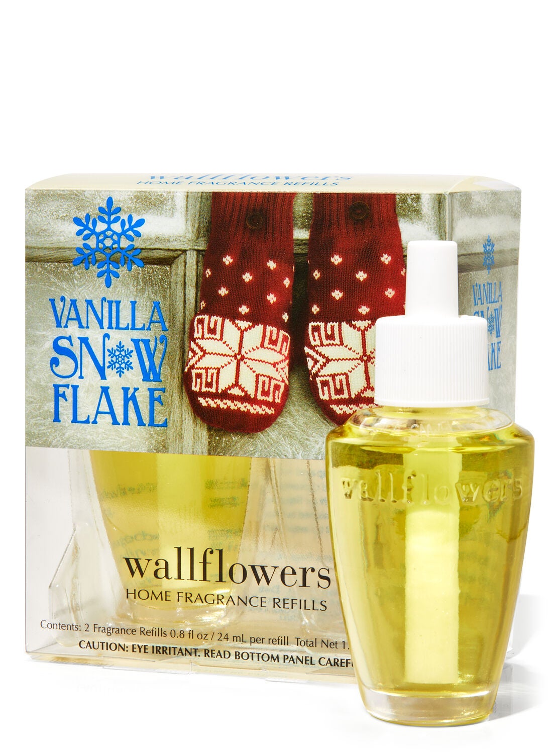 Vanilla Snowflake Wallflowers Refills, 2-Pack - Bath And Body Works