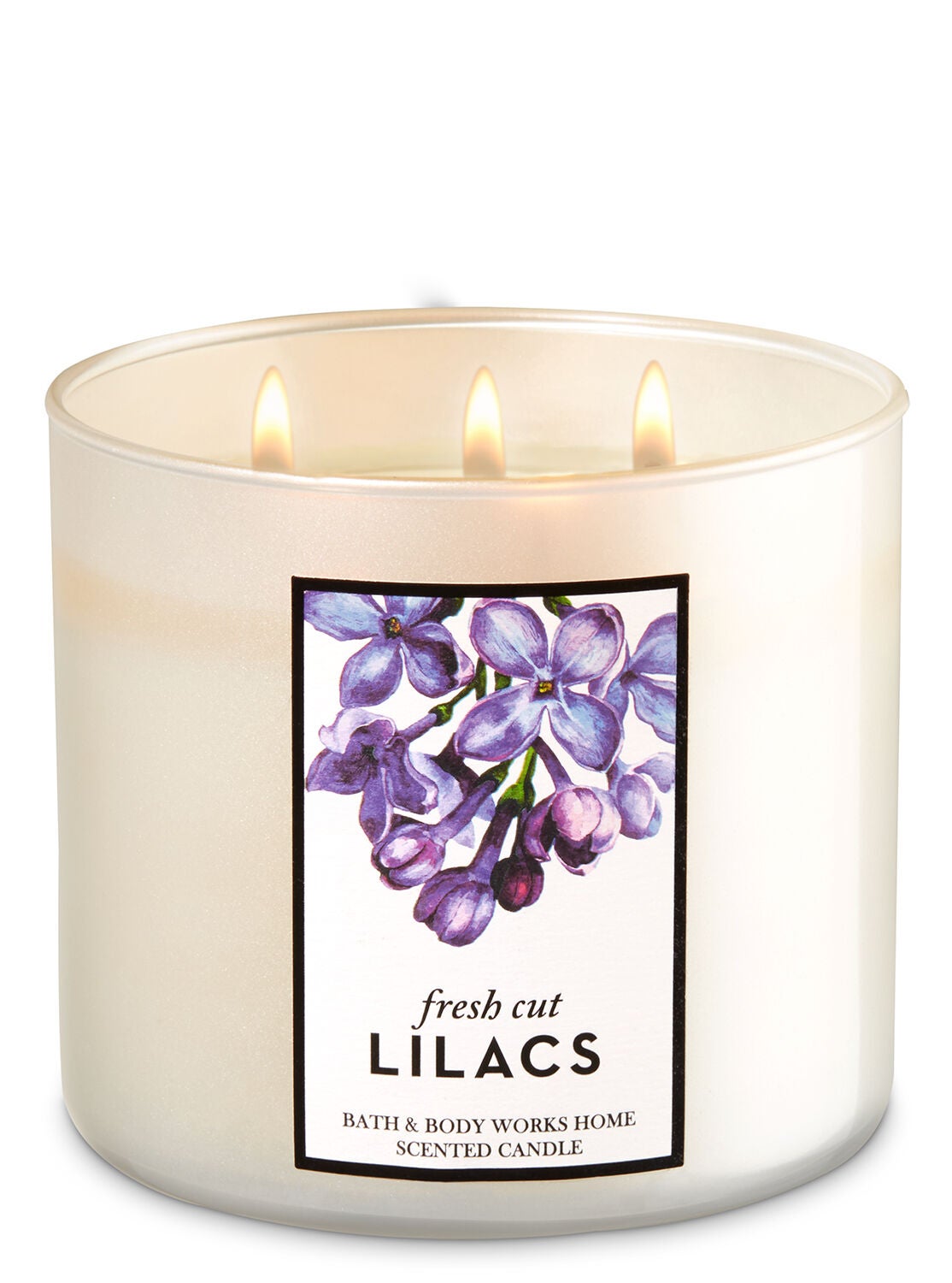 Fresh Cut Lilacs 3-Wick Candle - Bath And Body Works