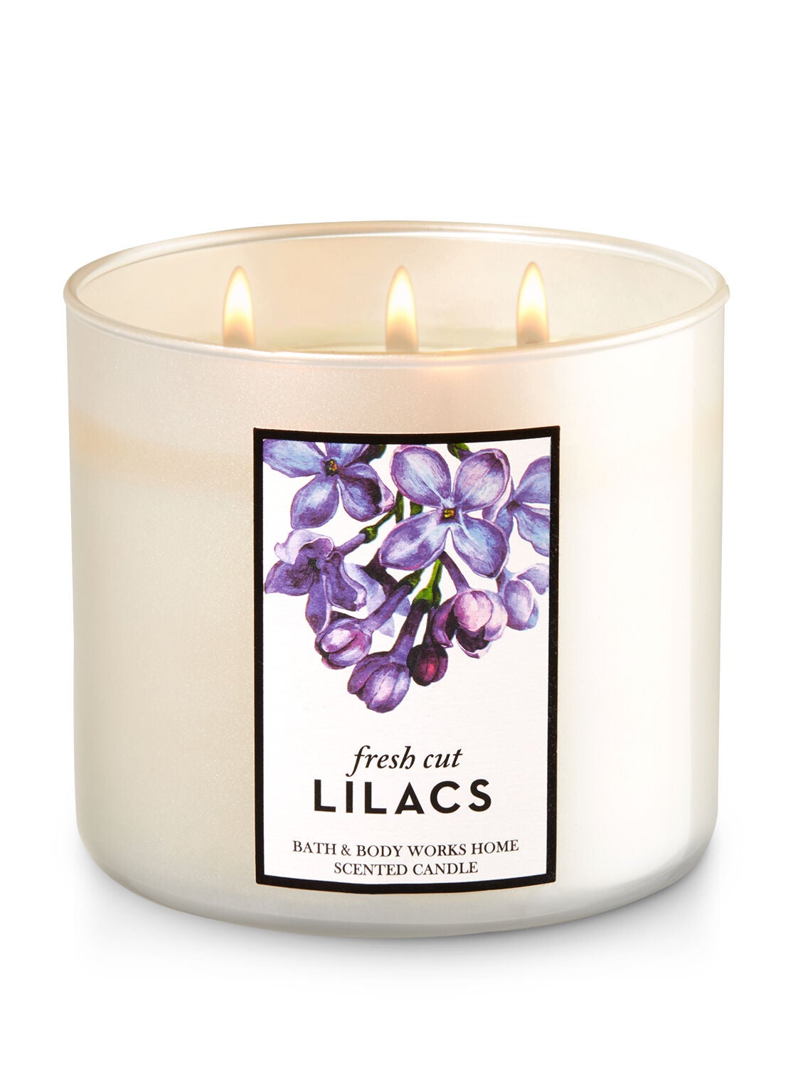Fresh Cut Lilacs 3-Wick Candle - Bath And Body Works