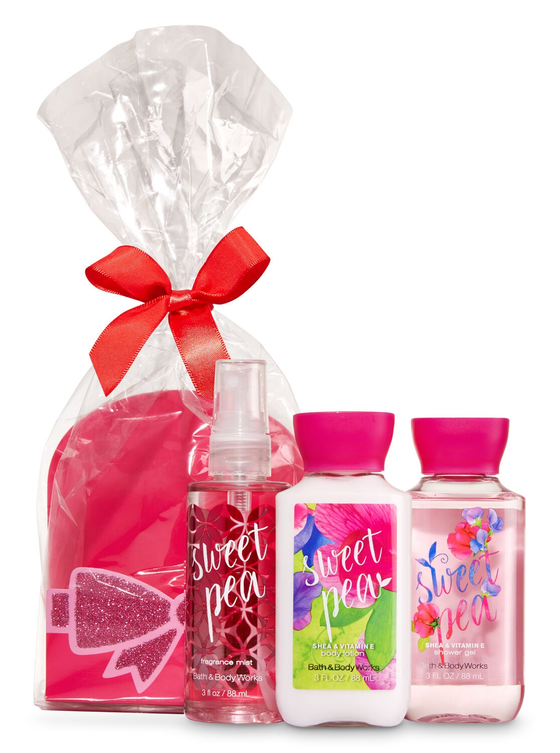 Sweet Pea Mini Scents & Sparkle Gift Set - Bath And Body Works