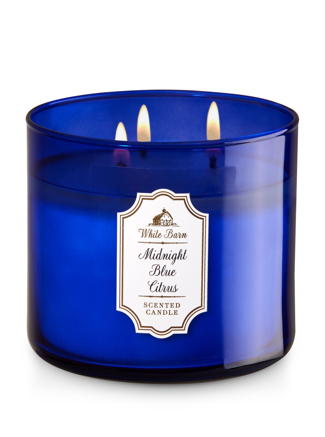 Midnight Blue Citrus 3-Wick Candle - Bath And Body Works