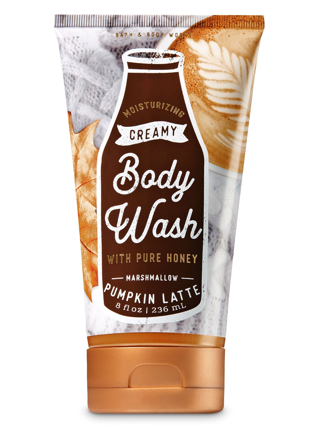 Signature Collection Marshmallow Pumpkin Latte Creamy Body Wash - Bath And Body Works