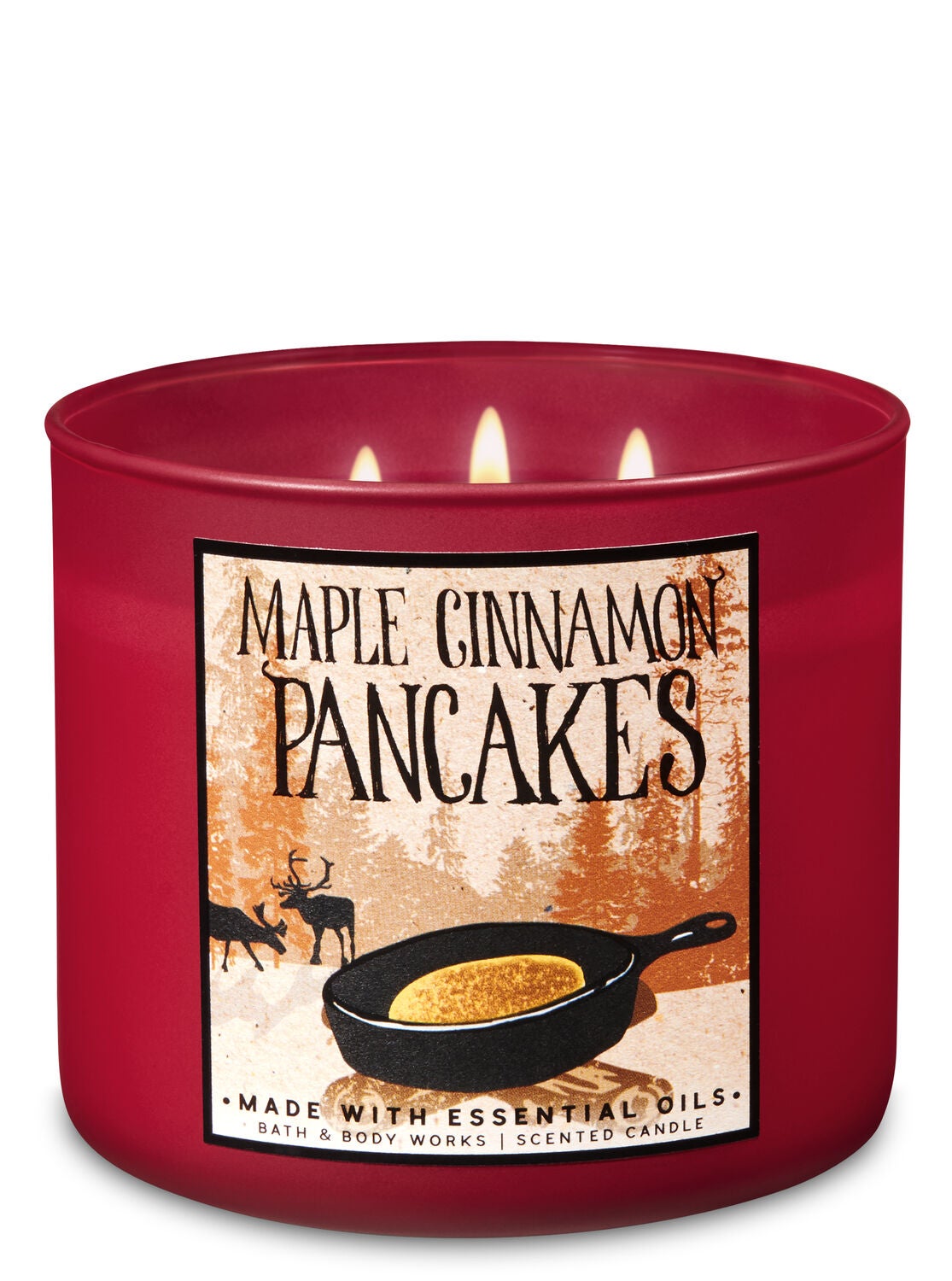 Maple Cinnamon Pancakes 3-Wick Candle - Bath And Body Works