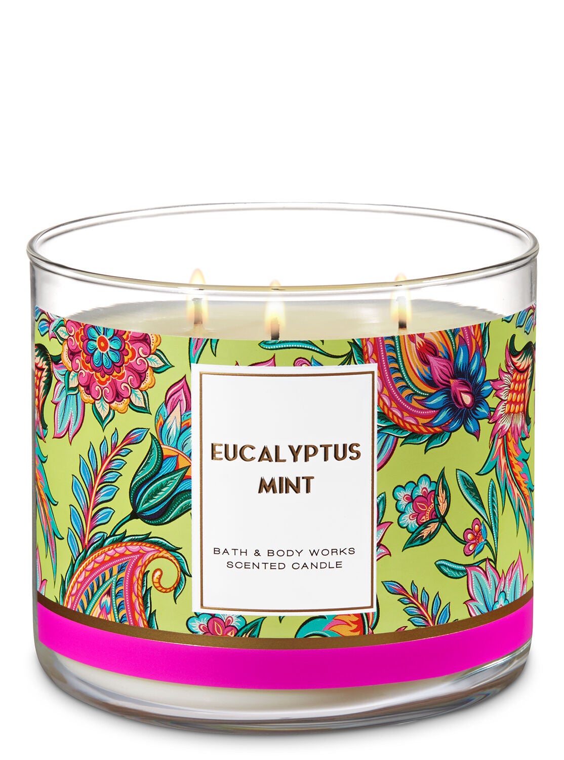 Eucalyptus Mint 3-Wick Candle - Bath And Body Works