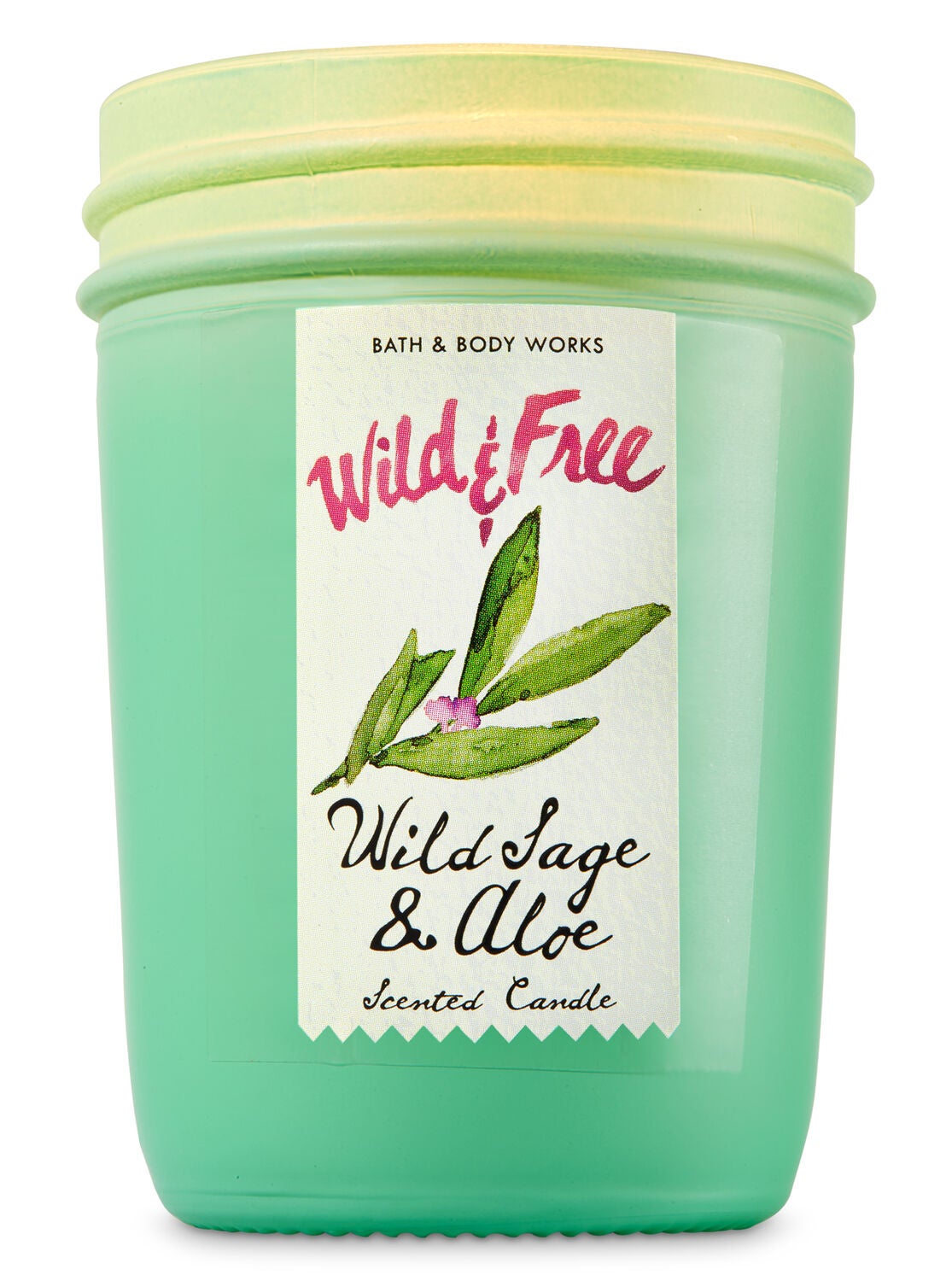 Wild Sage & Aloe Medium Candle - Bath And Body Works