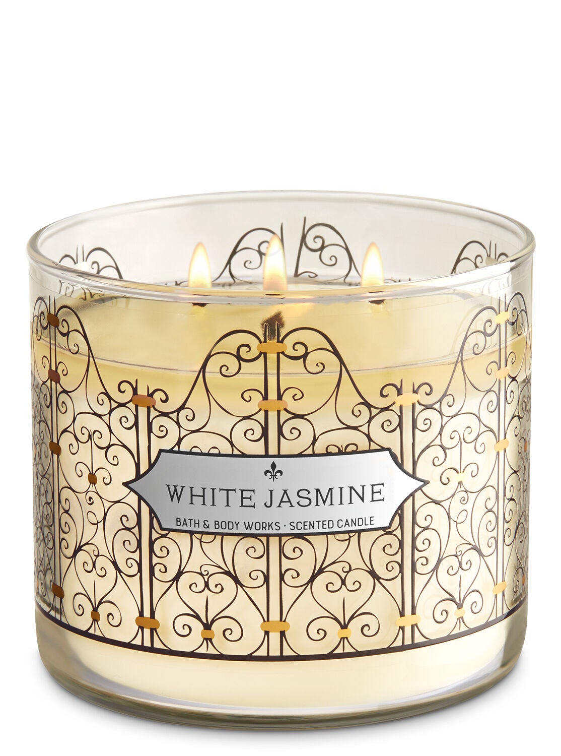 White Jasmine 3-Wick Candle - Bath And Body Works
