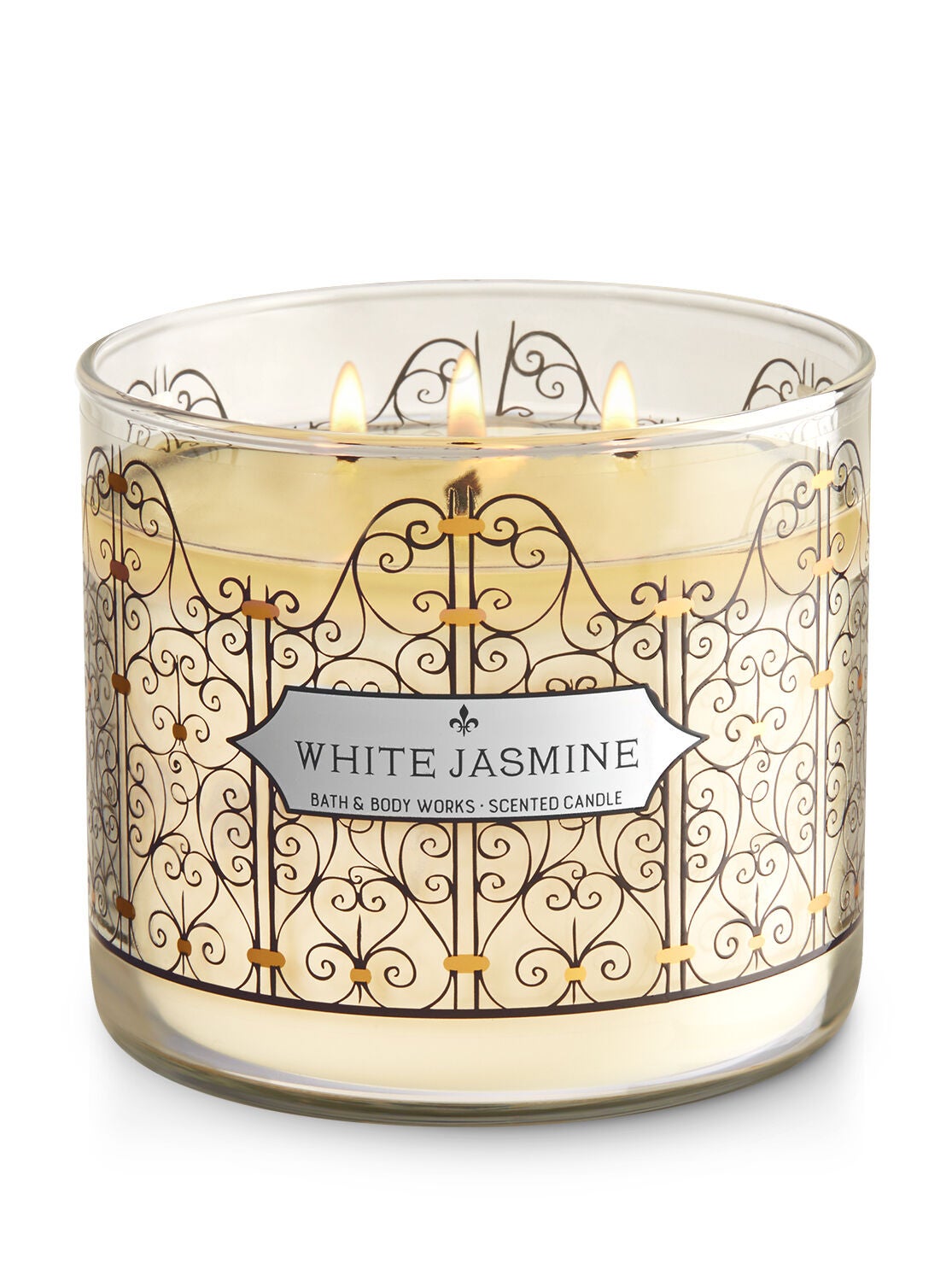 White Jasmine 3-Wick Candle - Bath And Body Works