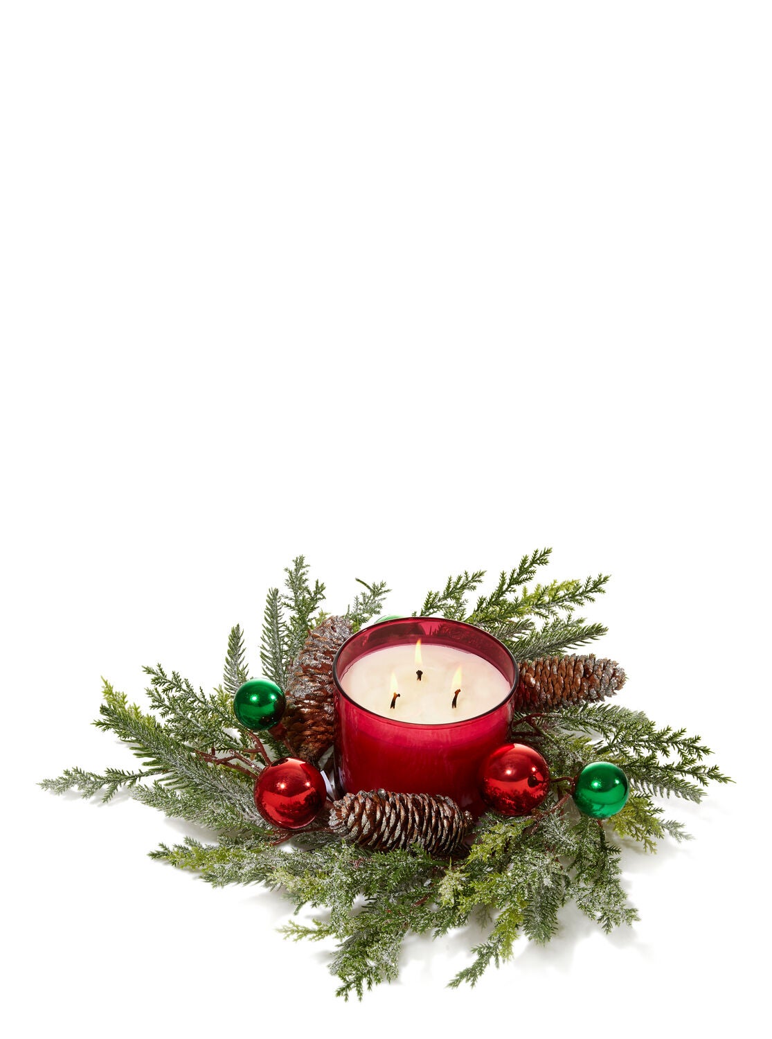 Glitter Pine 3-Wick Candle Ring - Bath And Body Works