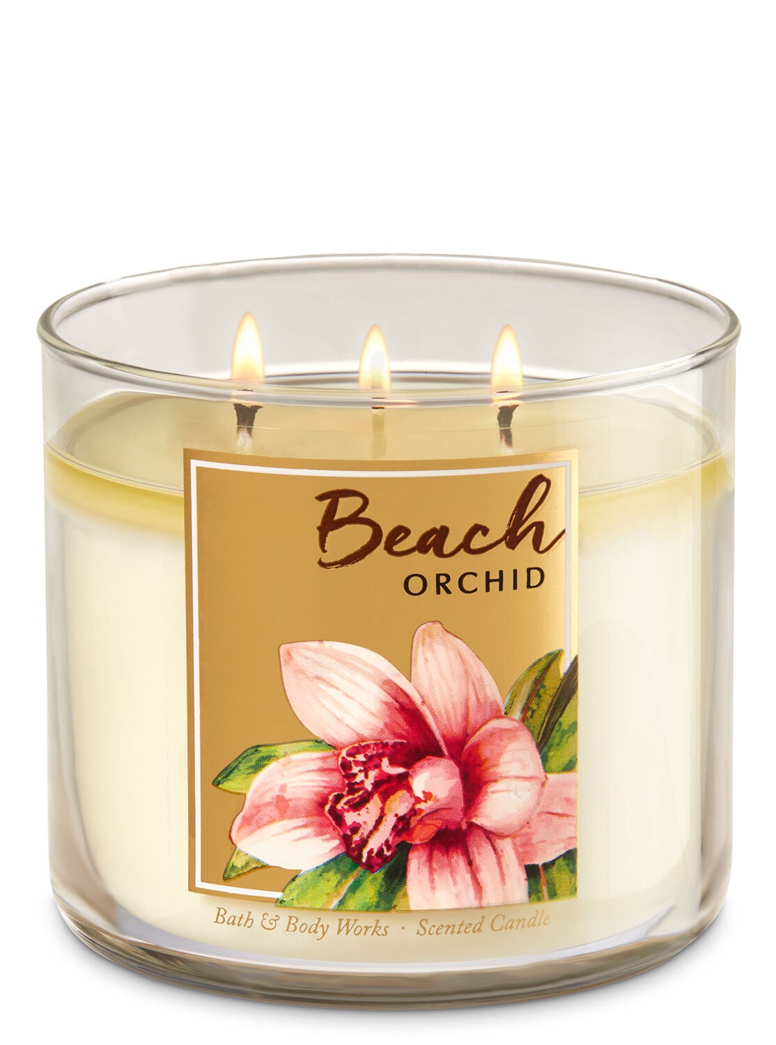 Beach Orchid 3-Wick Candle - Bath And Body Works