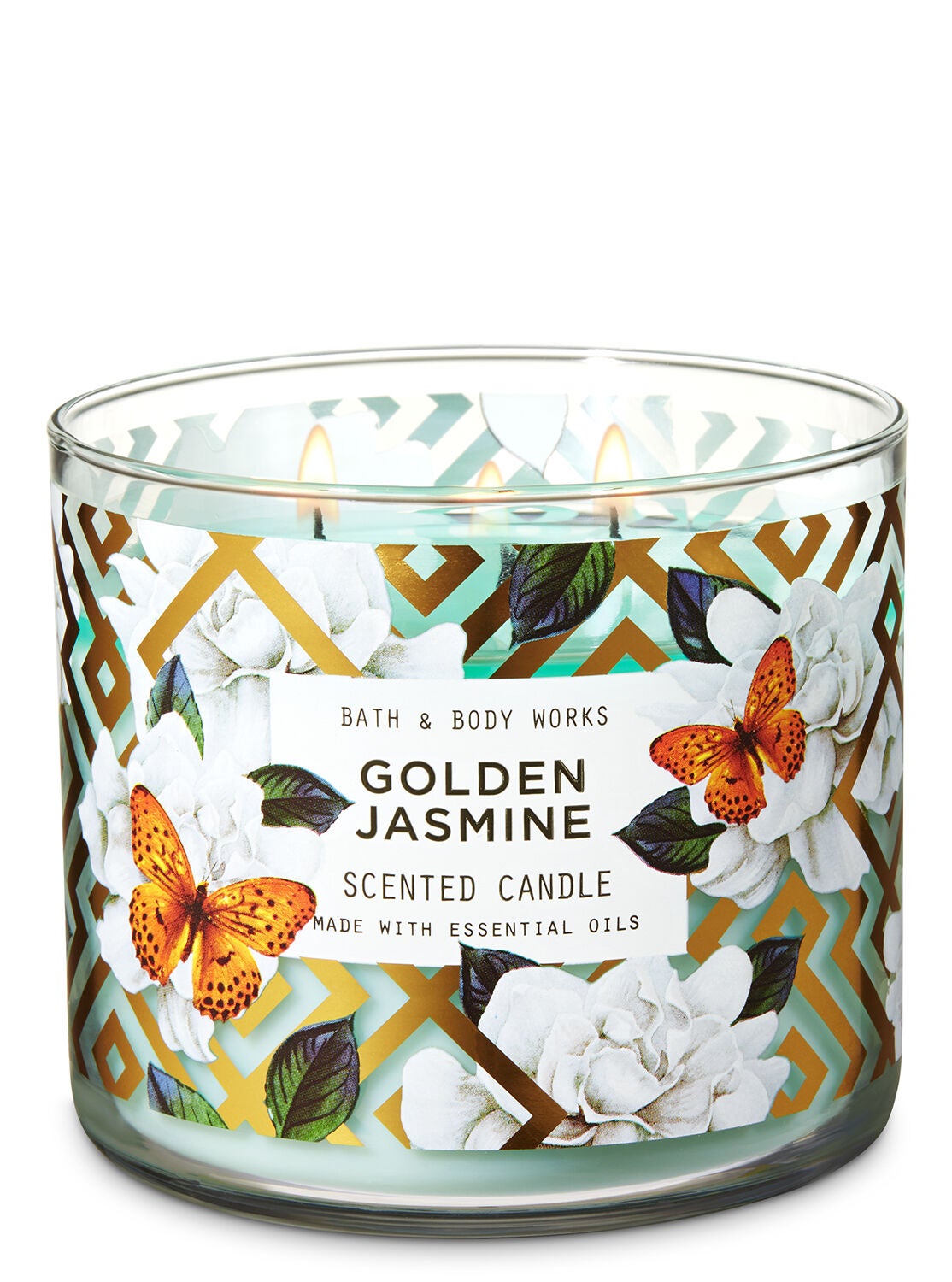 Golden Jasmine 3-Wick Candle - Bath And Body Works
