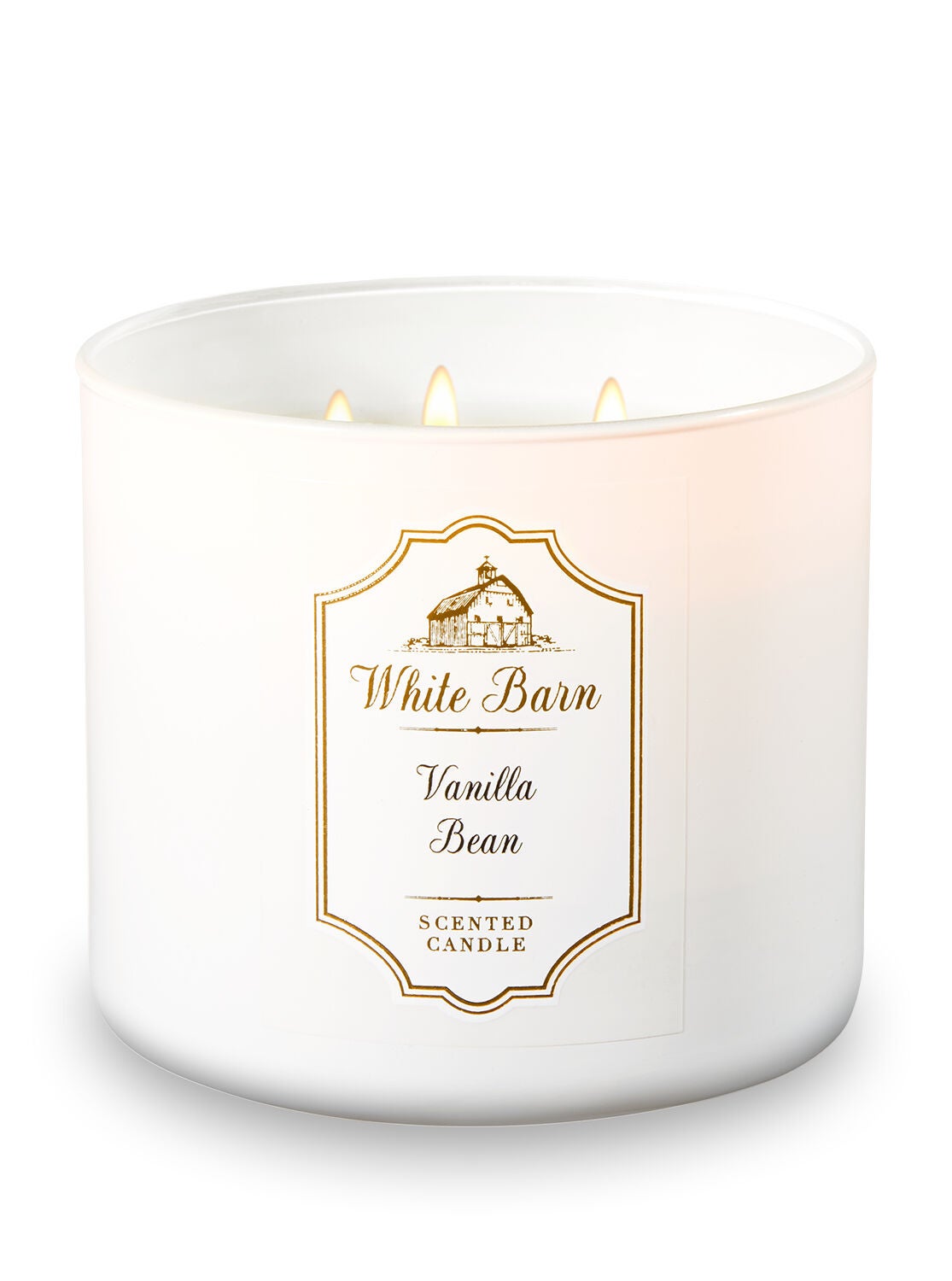 White Barn Vanilla Bean 3-Wick Candle - Bath And Body Works