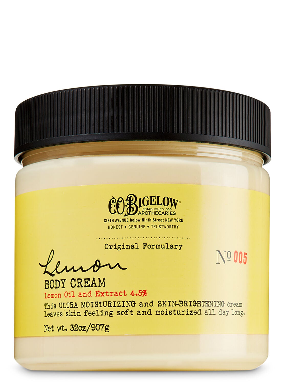 C.O. Bigelow Lemon Body Cream - Limited Edition Size - Bath And Body Works