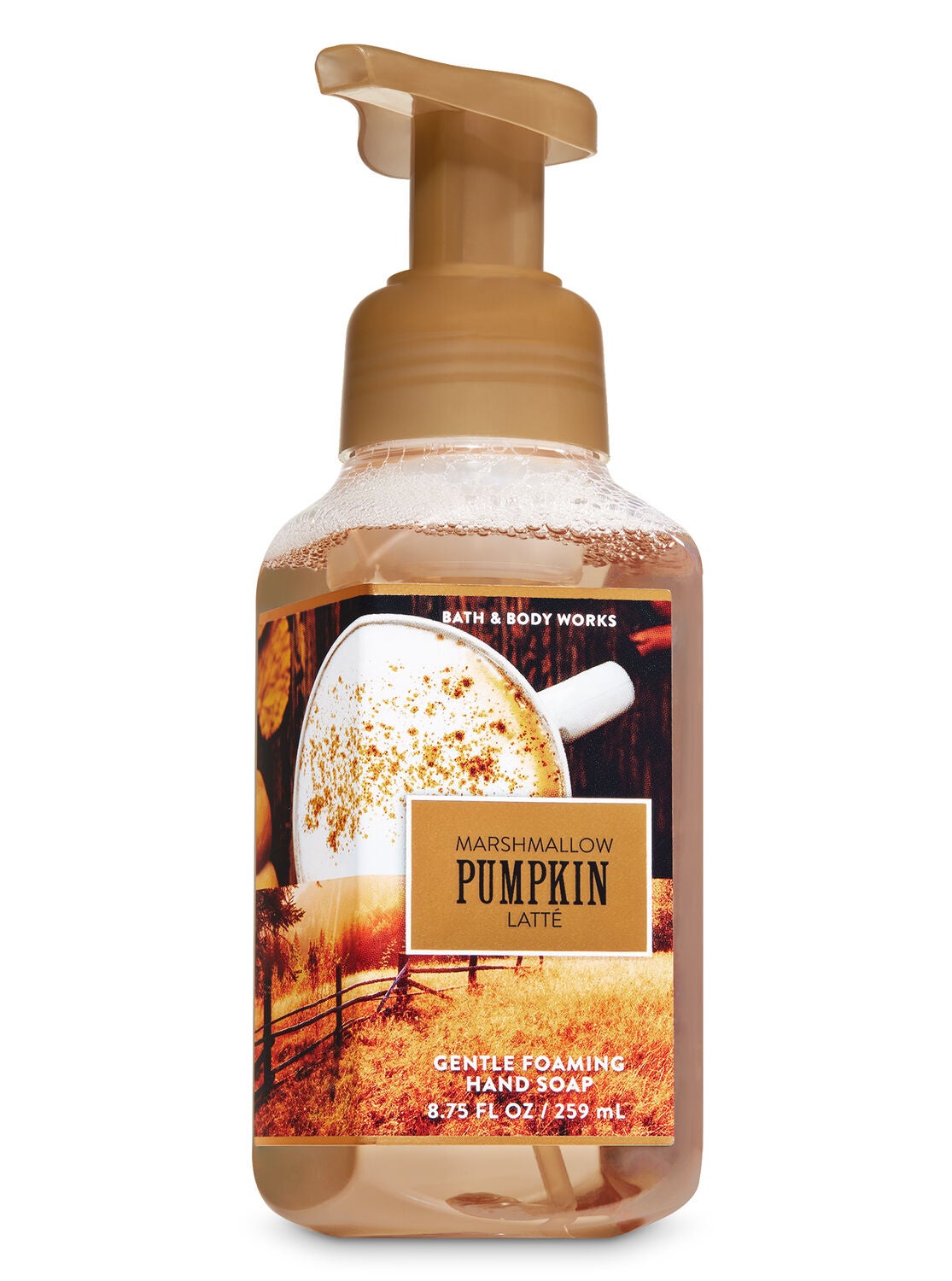 Marshmallow Pumpkin Latte Gentle Foaming Hand Soap - Bath And Body Works