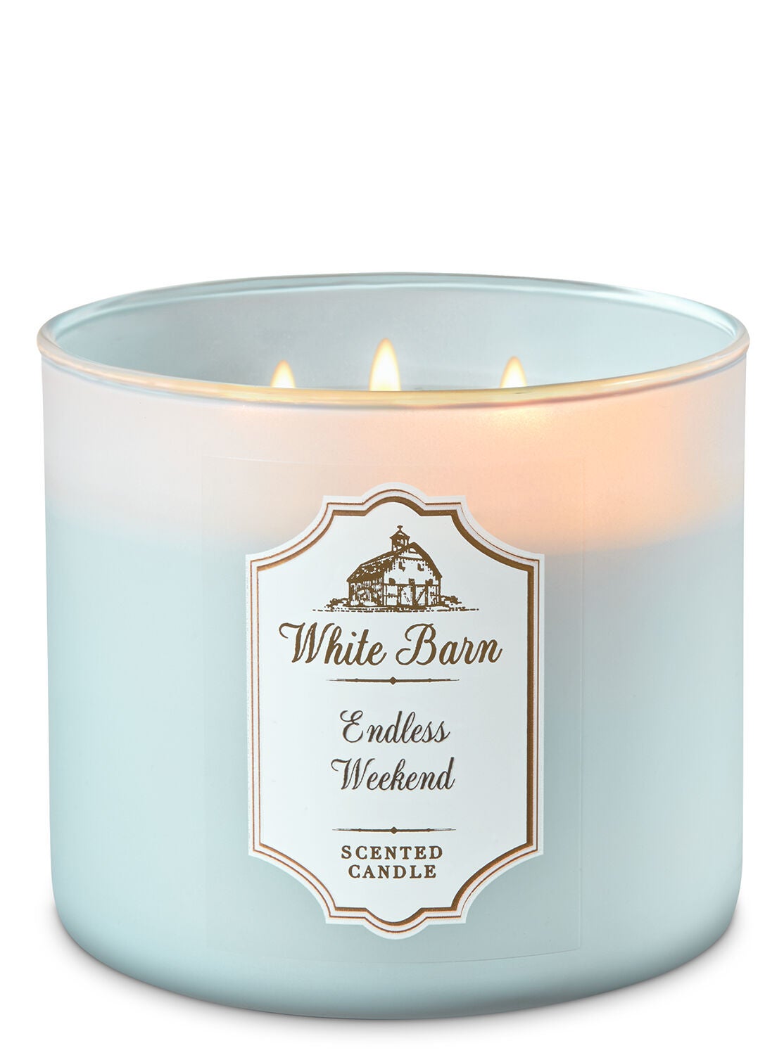 White Barn Endless Weekend 3-Wick Candle - Bath And Body Works