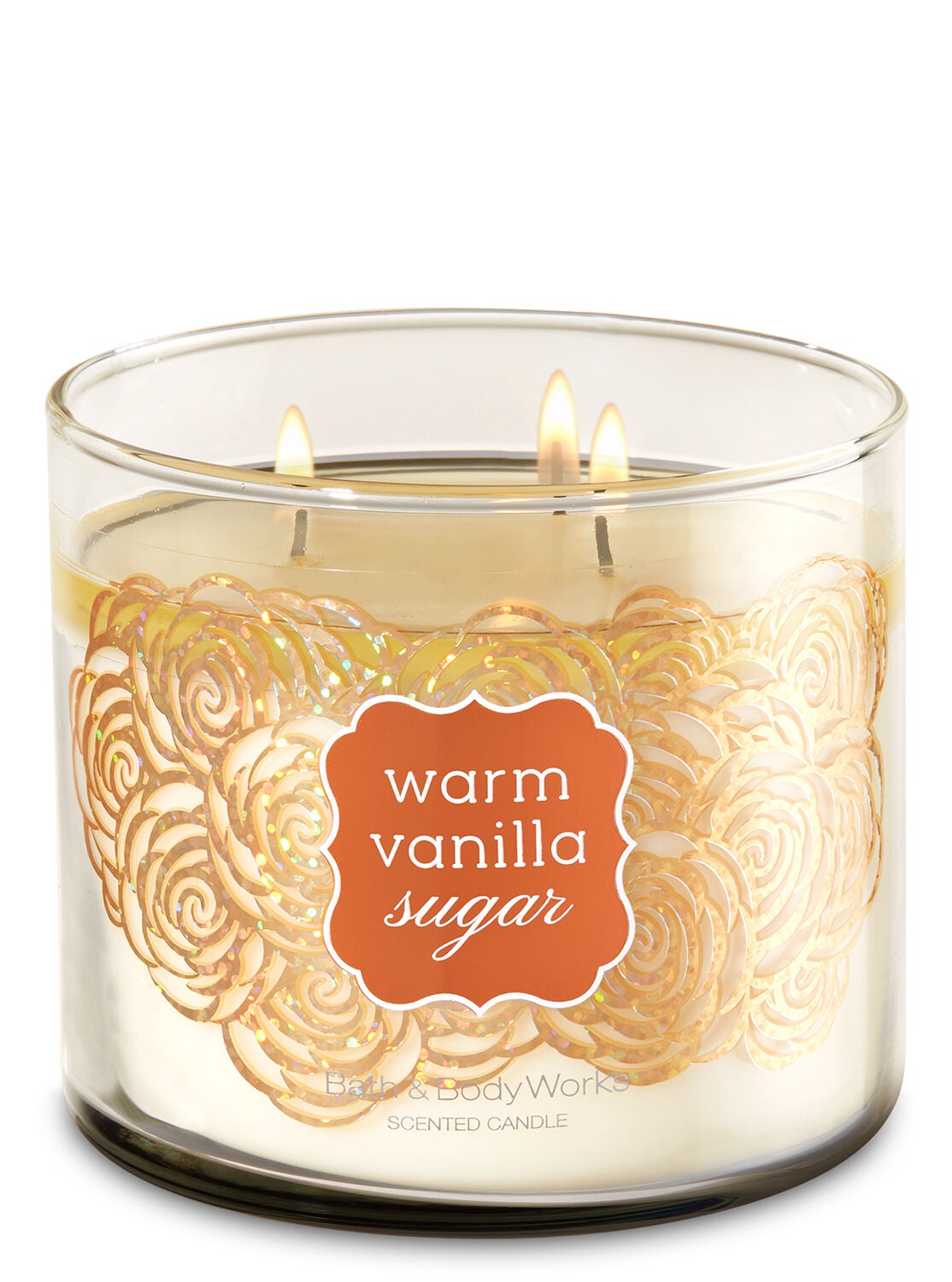 Warm Vanilla Sugar 3-Wick Candle - Bath And Body Works