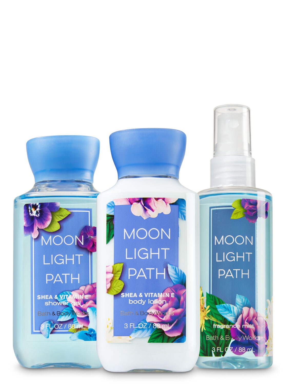 Signature Collection Moonlight Path Travel Size Daily Trio - Bath And Body Works