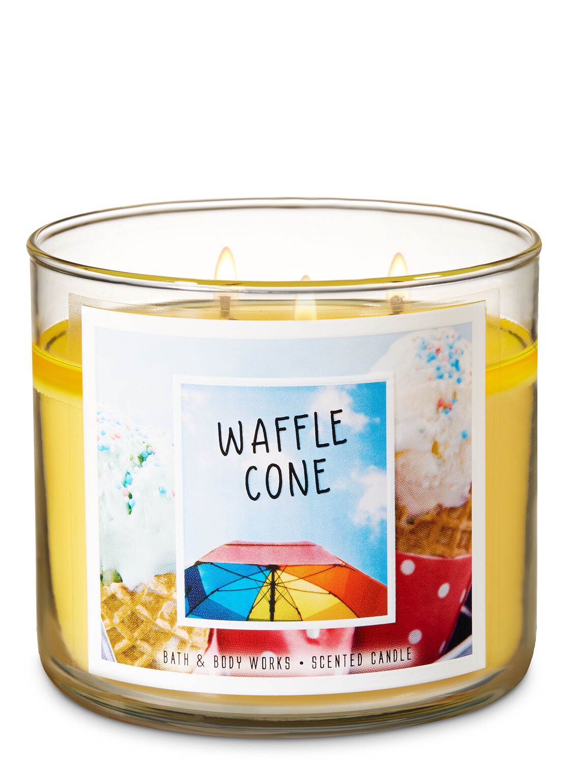 Waffle Cone 3-Wick Candle - Bath And Body Works