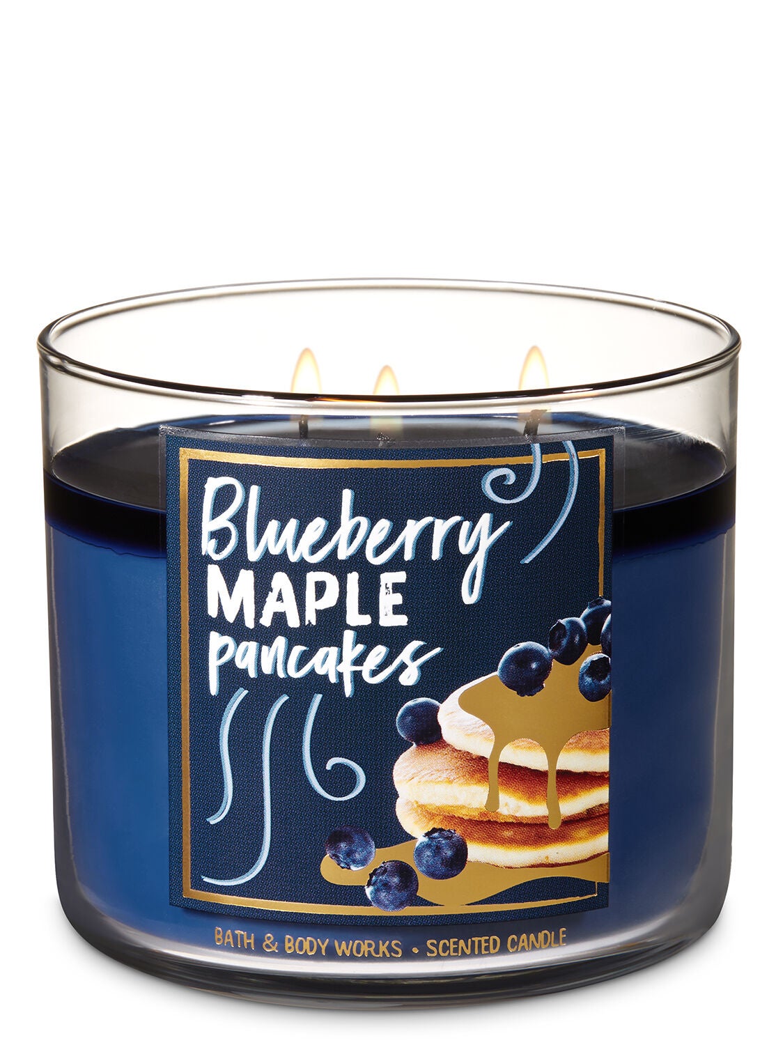 Blueberry Maple Pancakes 3-Wick Candle - Bath And Body Works
