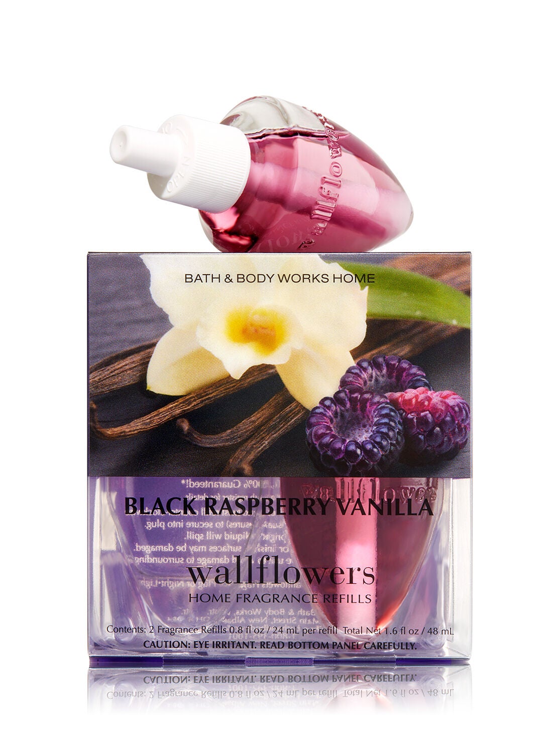 Black Raspberry Vanilla Wallflowers 2-Pack Refills - Bath And Body Works