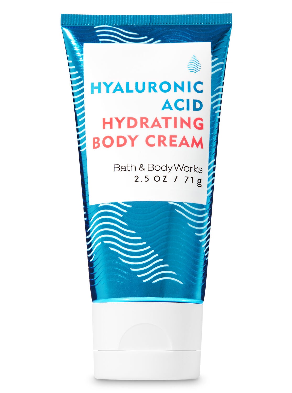 Water Travel Size Hyaluronic Acid Hydrating Body Cream - Bath And Body Works