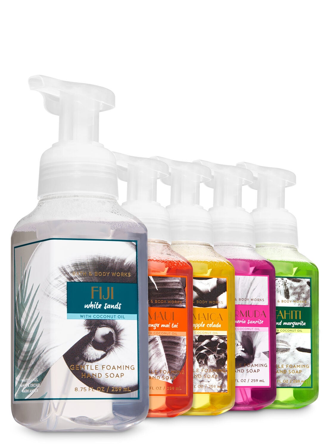 Destination Vacation Gentle Foaming Hand Soap, 5-Pack - Bath And Body Works