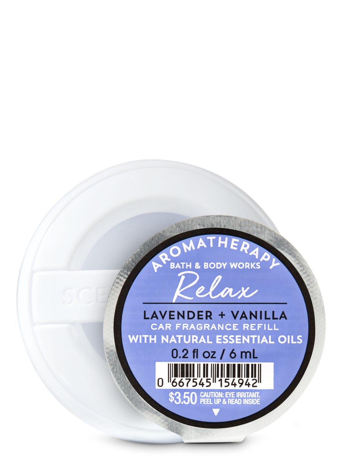 Relax - Lavender Vanilla Scentportable Fragrance Refill - Bath And Body Works