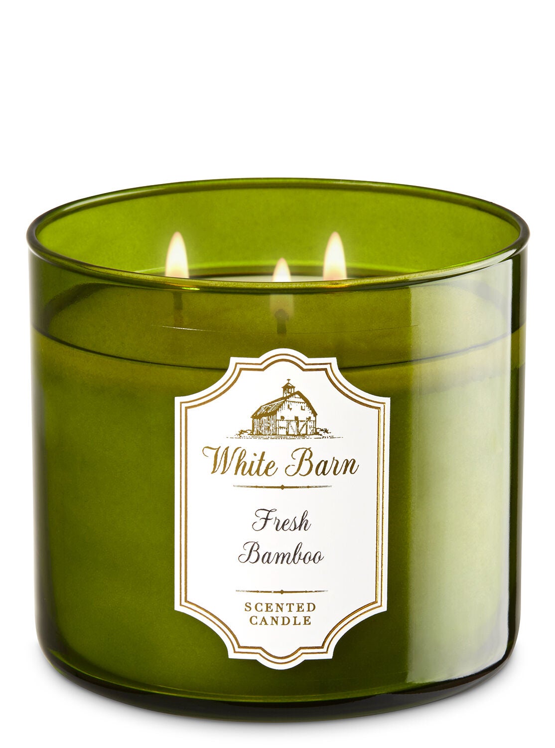 White Barn Fresh Bamboo 3-Wick Candle - Bath And Body Works