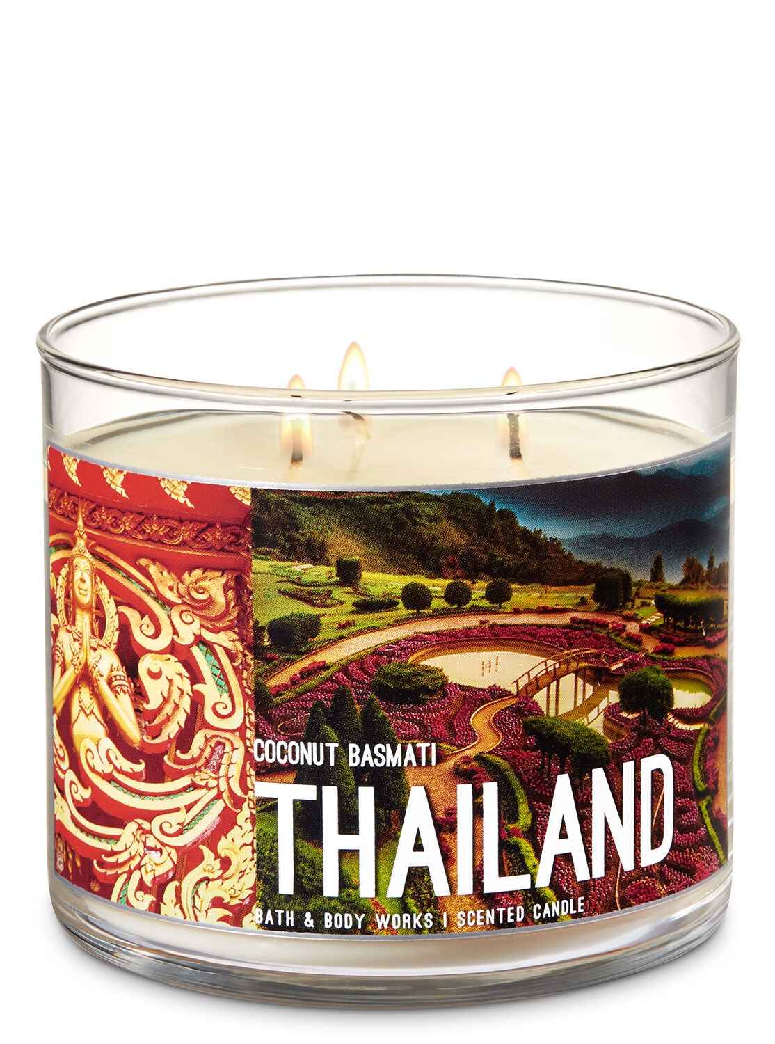 Coconut Basmati 3-Wick Candle - Bath And Body Works