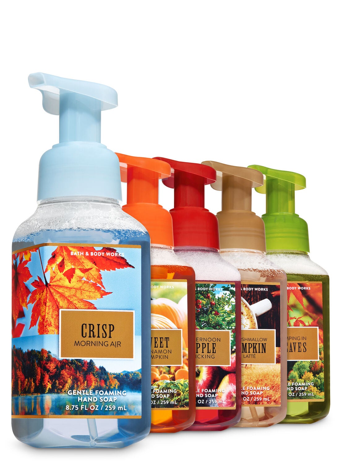 Fall Bucket List Gentle Foaming Hand Soap, 5-Pack - Bath And Body Works