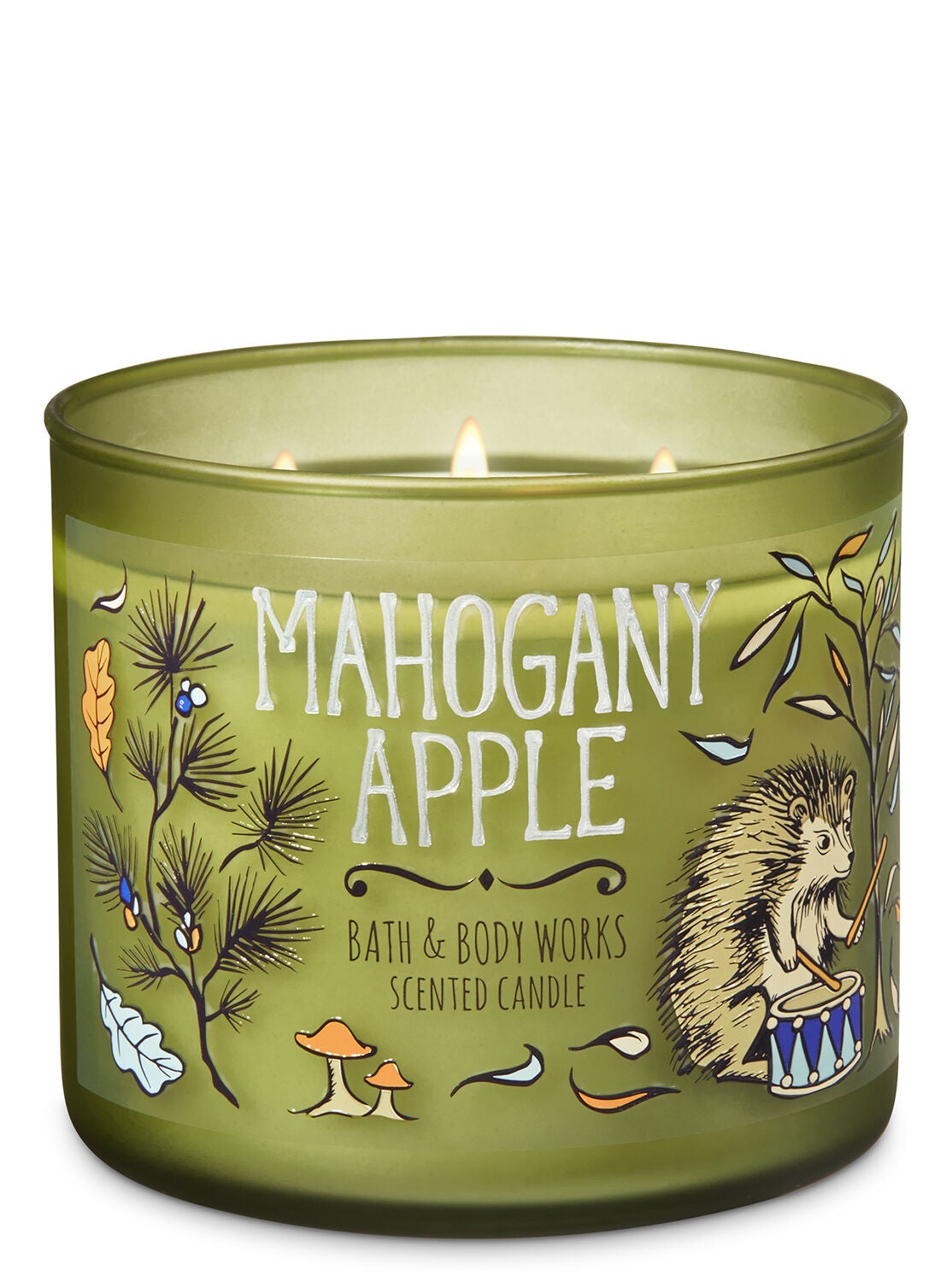 Mahogany Apple 3-Wick Candle - Bath And Body Works