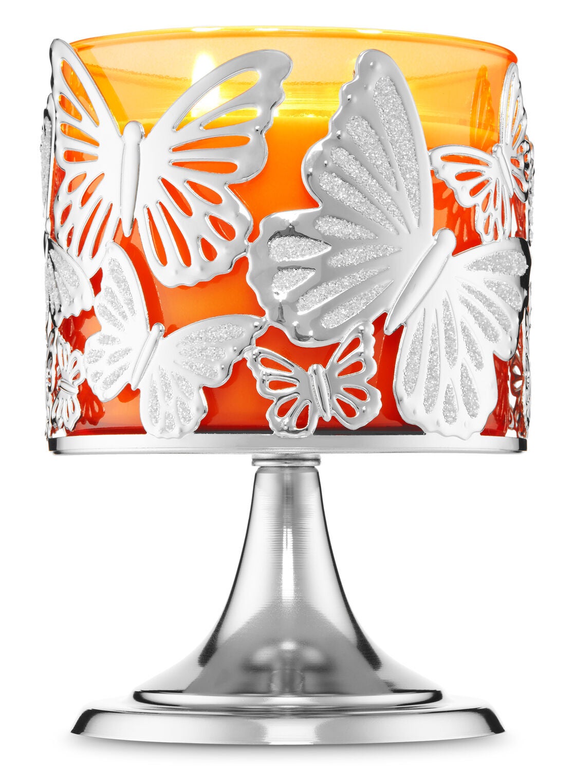 Monarch Butterfly Pedestal 3-Wick Candle Holder - Bath And Body Works