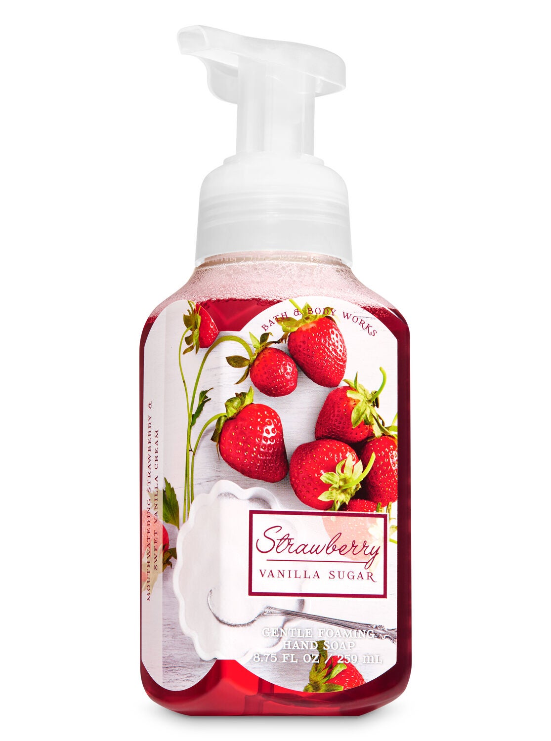 Strawberry Vanilla Sugar Gentle Foaming Hand Soap - Bath And Body Works