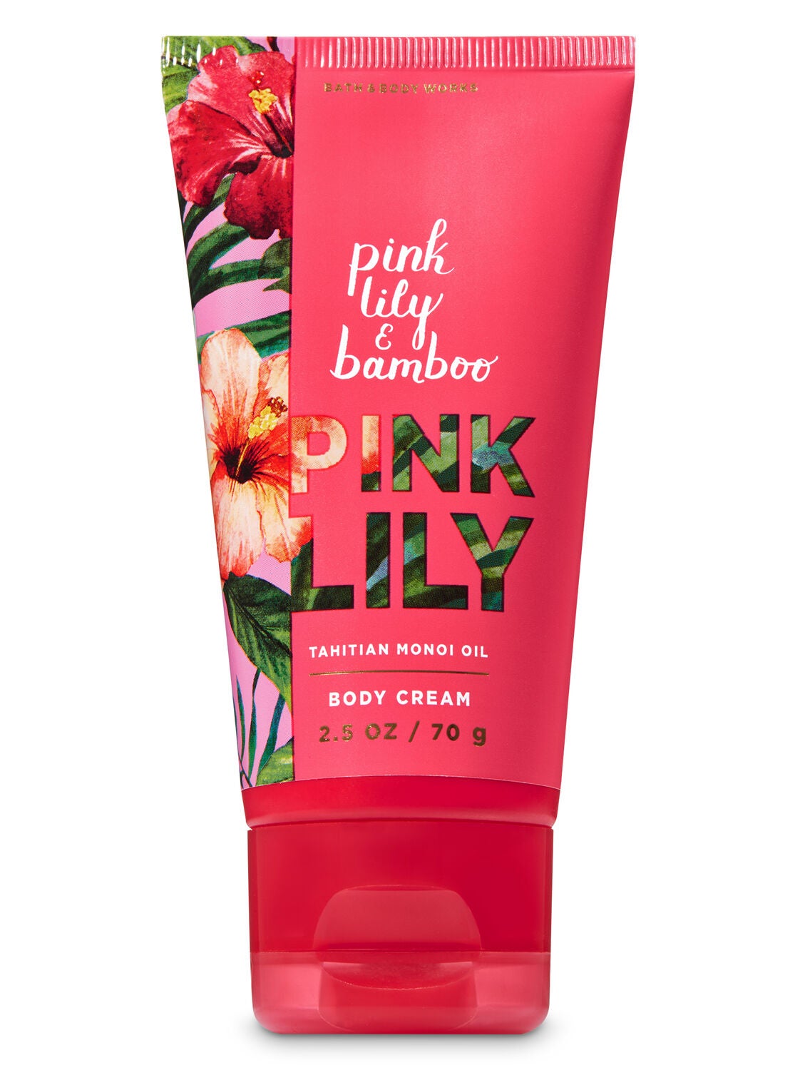Signature Collection Pink Lily & Bamboo Travel Size Body Cream - Bath And Body Works