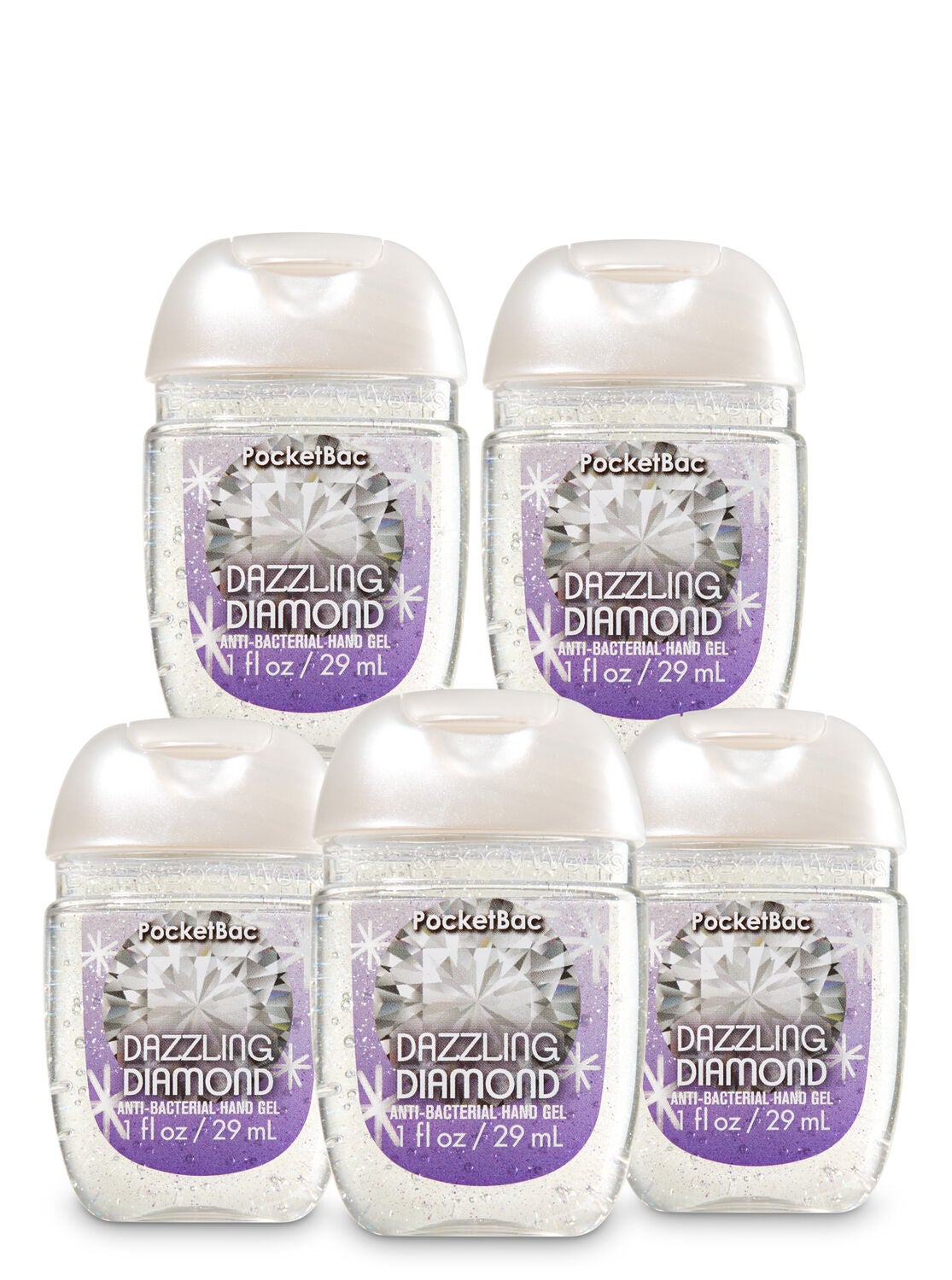 Dazzling Diamond 5-Pack PocketBac Sanitizers - Bath And Body Works