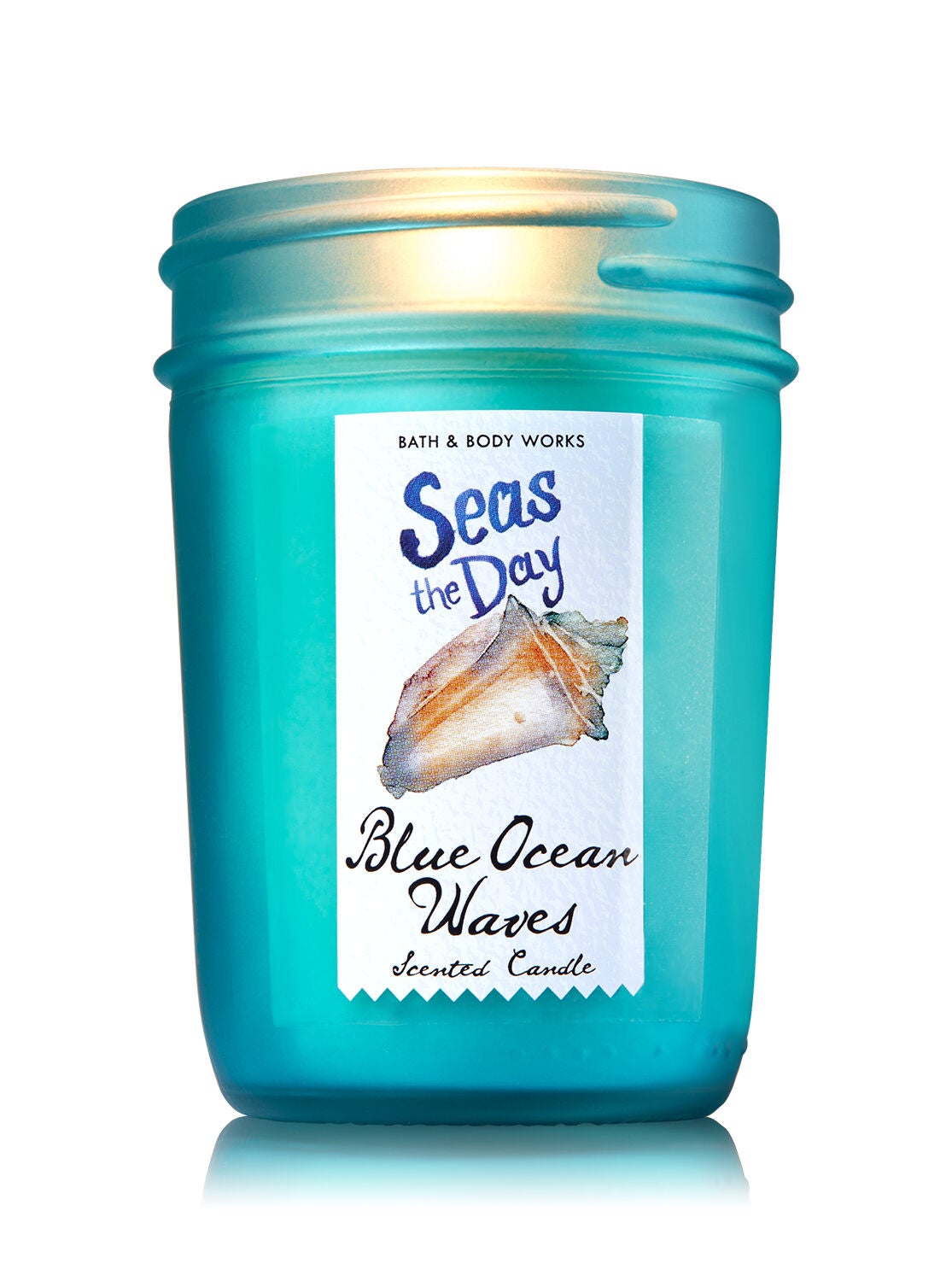 Blue Ocean Waves Medium Candle - Bath And Body Works