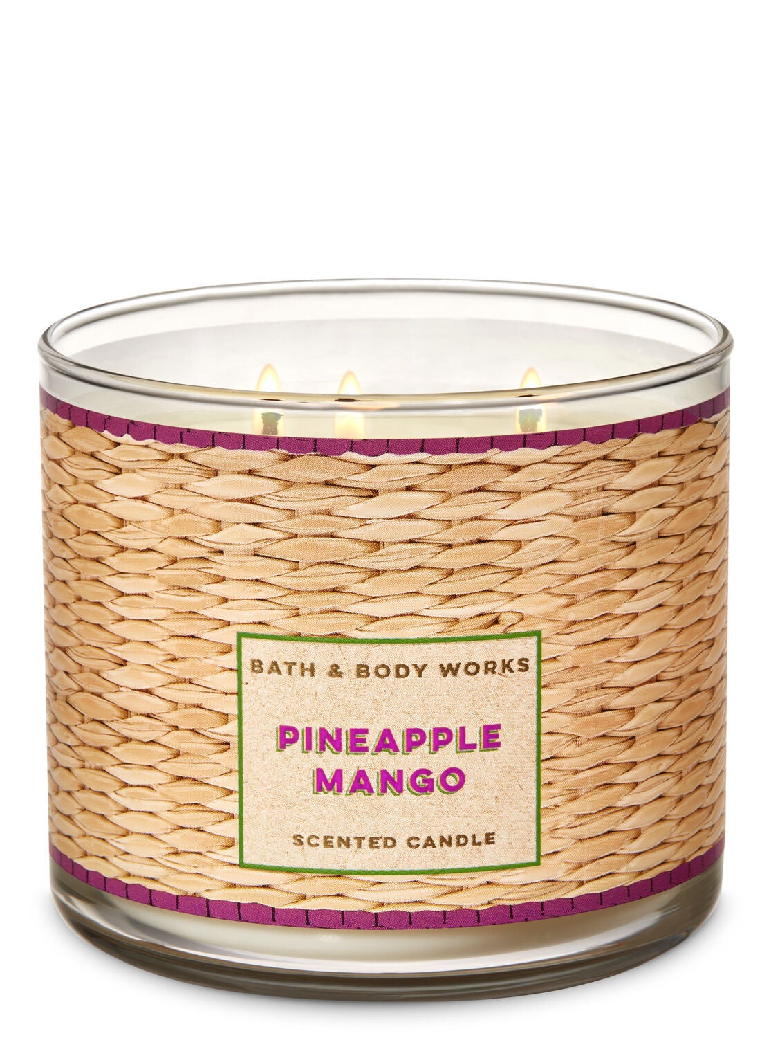 Pineapple Mango 3-Wick Candle - Bath And Body Works