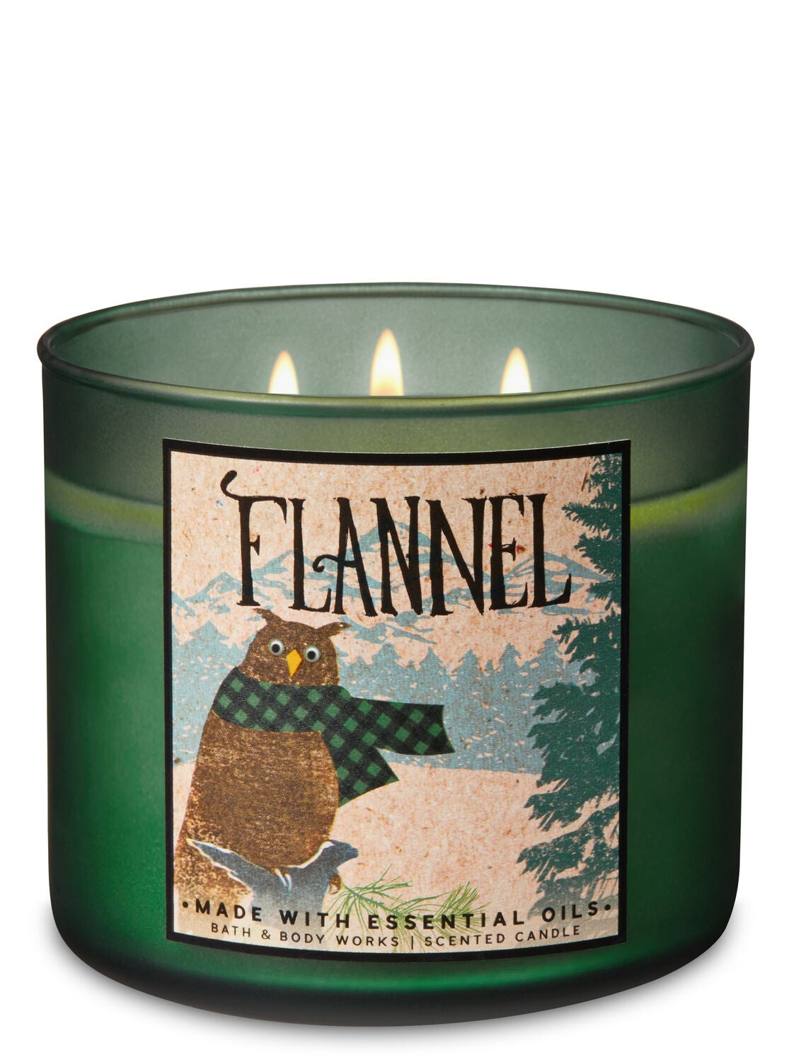 Flannel 3-Wick Candle - Bath And Body Works