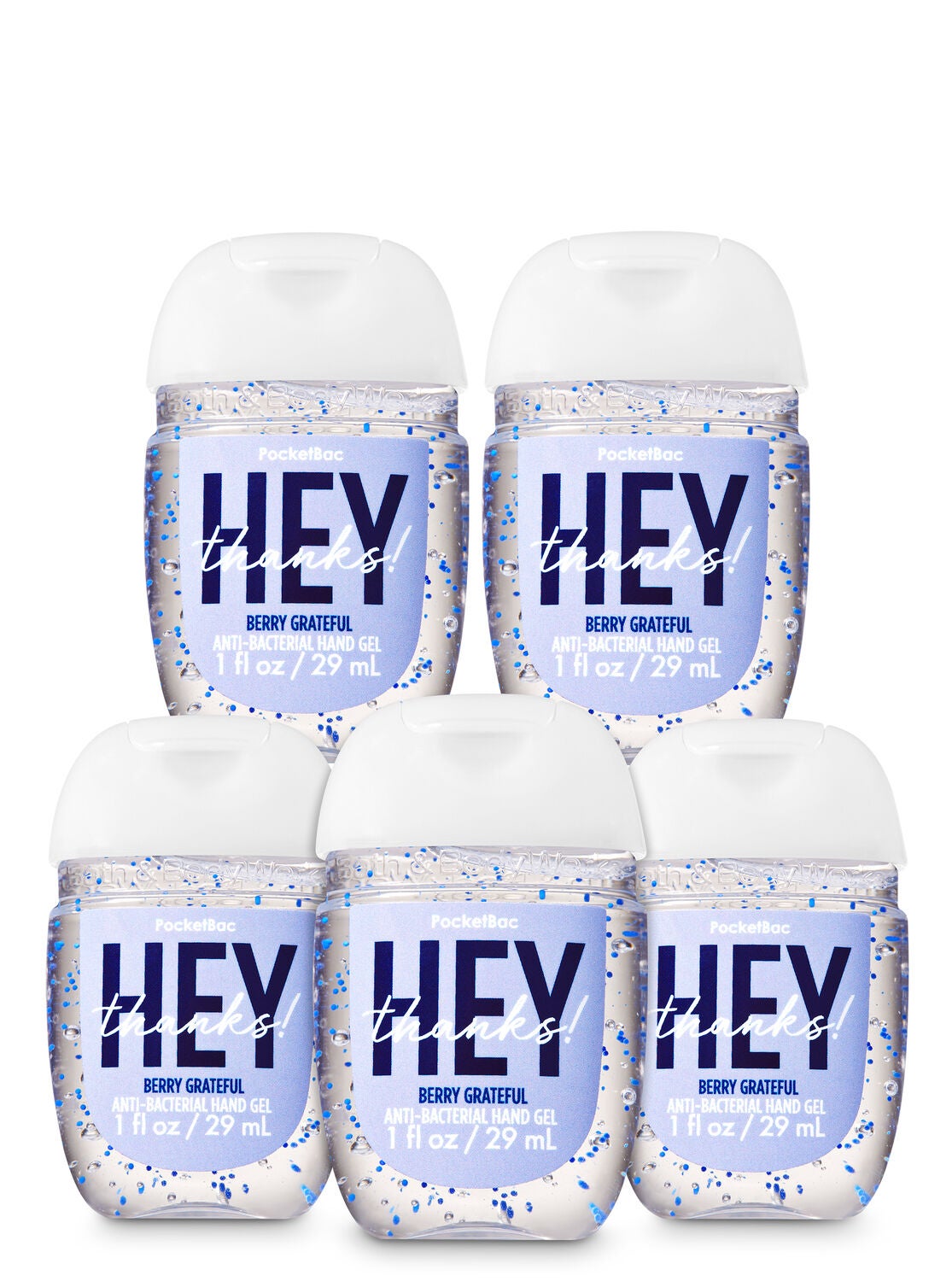 Hey, Thanks! PocketBac Hand Sanitizers, 5-Pack - Bath And Body Works