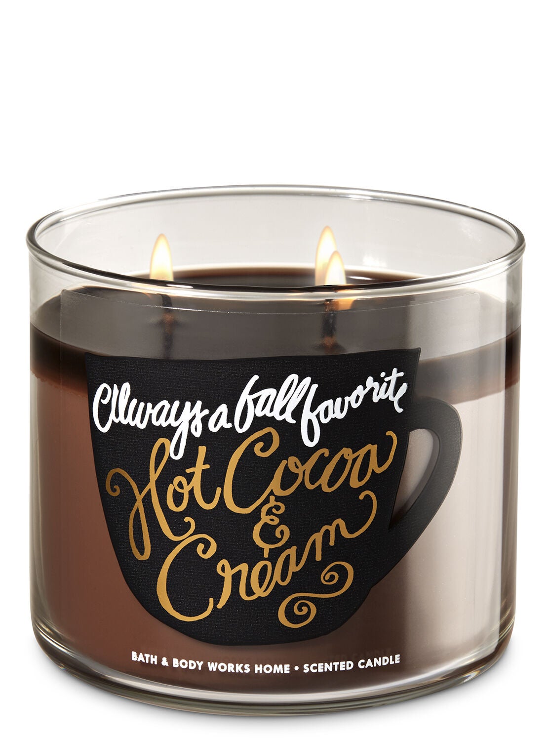 Hot Cocoa & Cream 3-Wick Candle - Bath And Body Works
