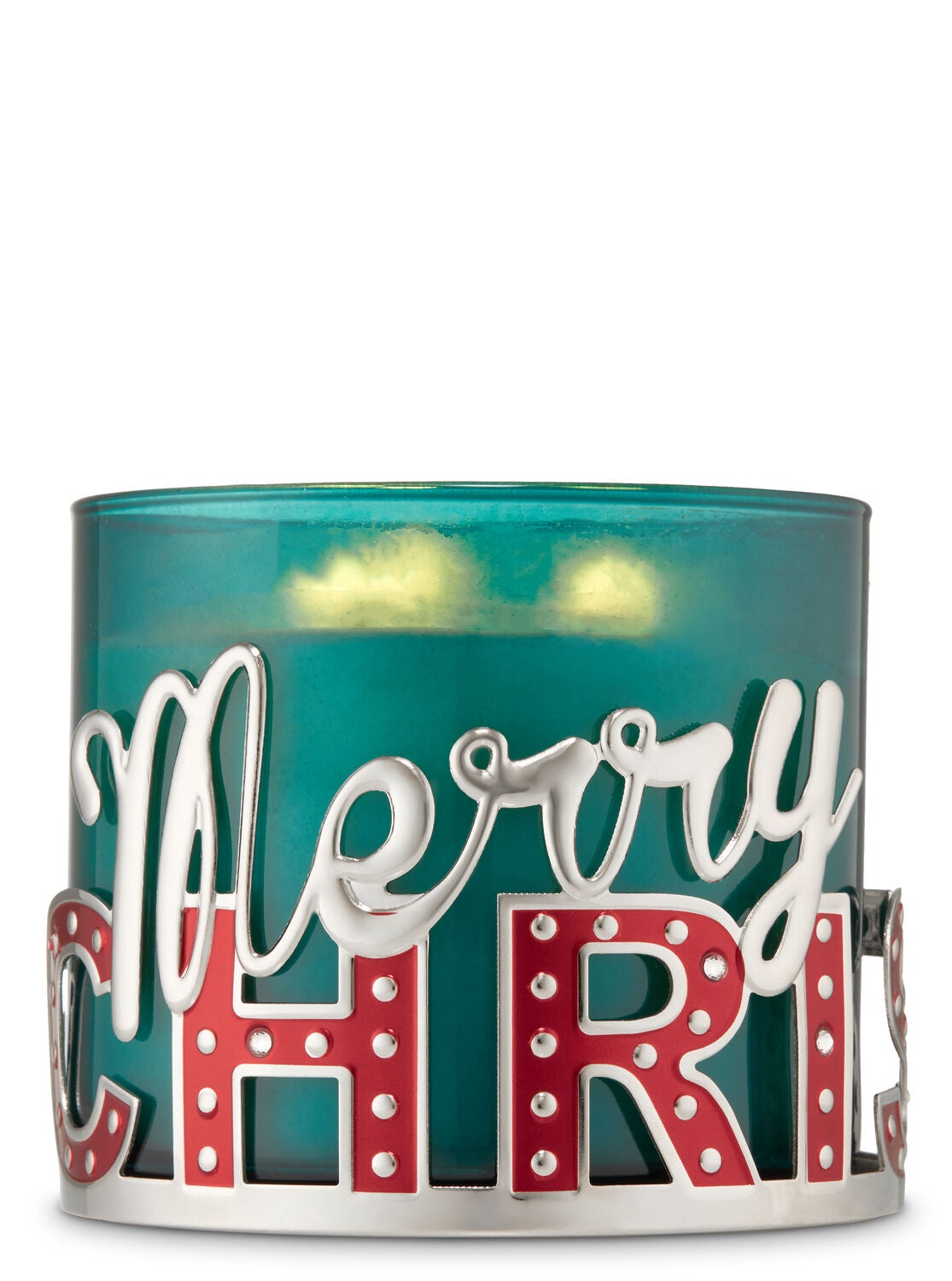 Merry Christmas 3-Wick Candle Holder - Bath And Body Works