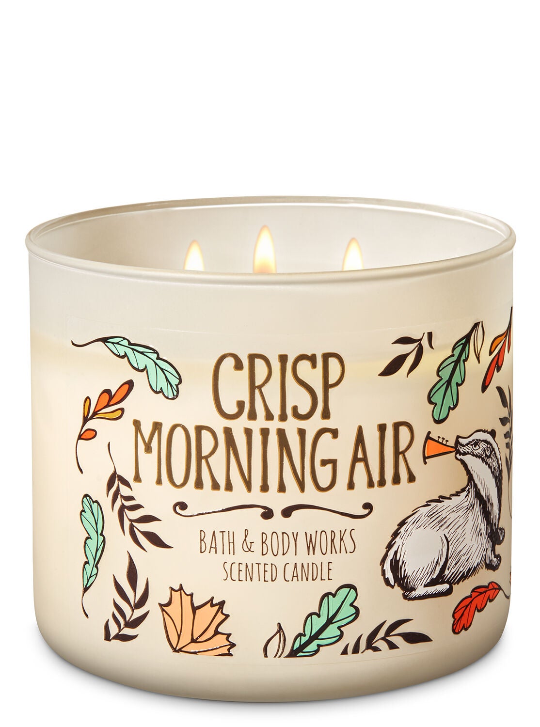 Crisp Morning Air 3-Wick Candle - Bath And Body Works