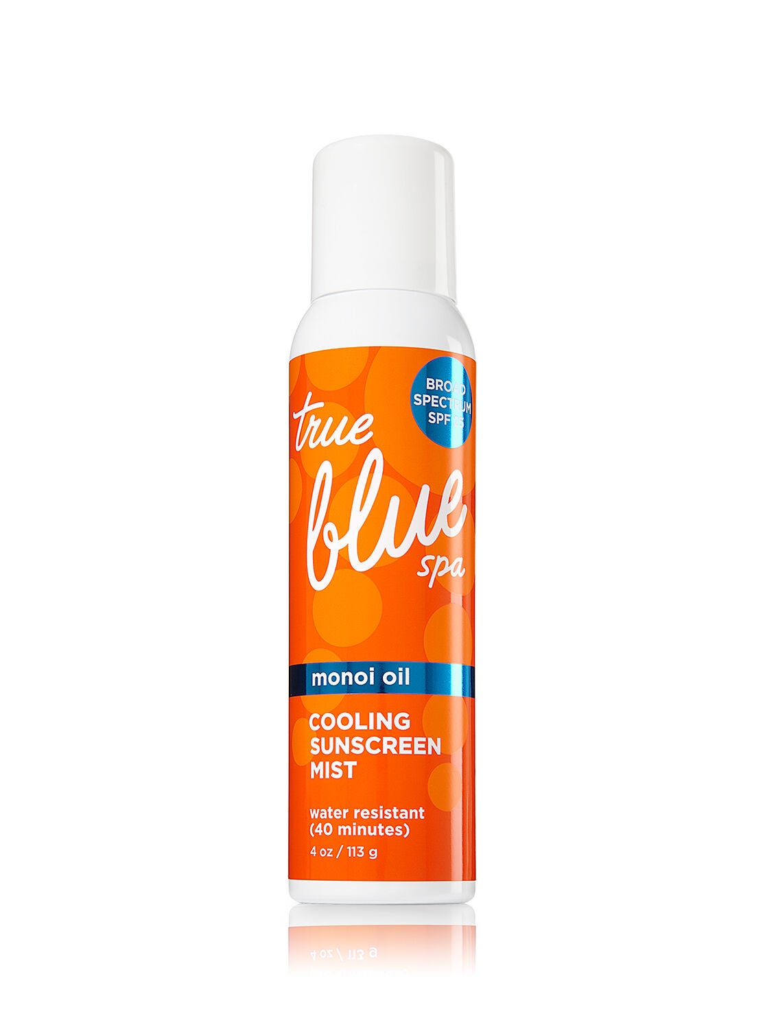 True Blue Spa Cooling Sunscreen Mist Broad Spectrum SPF 25 - Bath And Body Works
