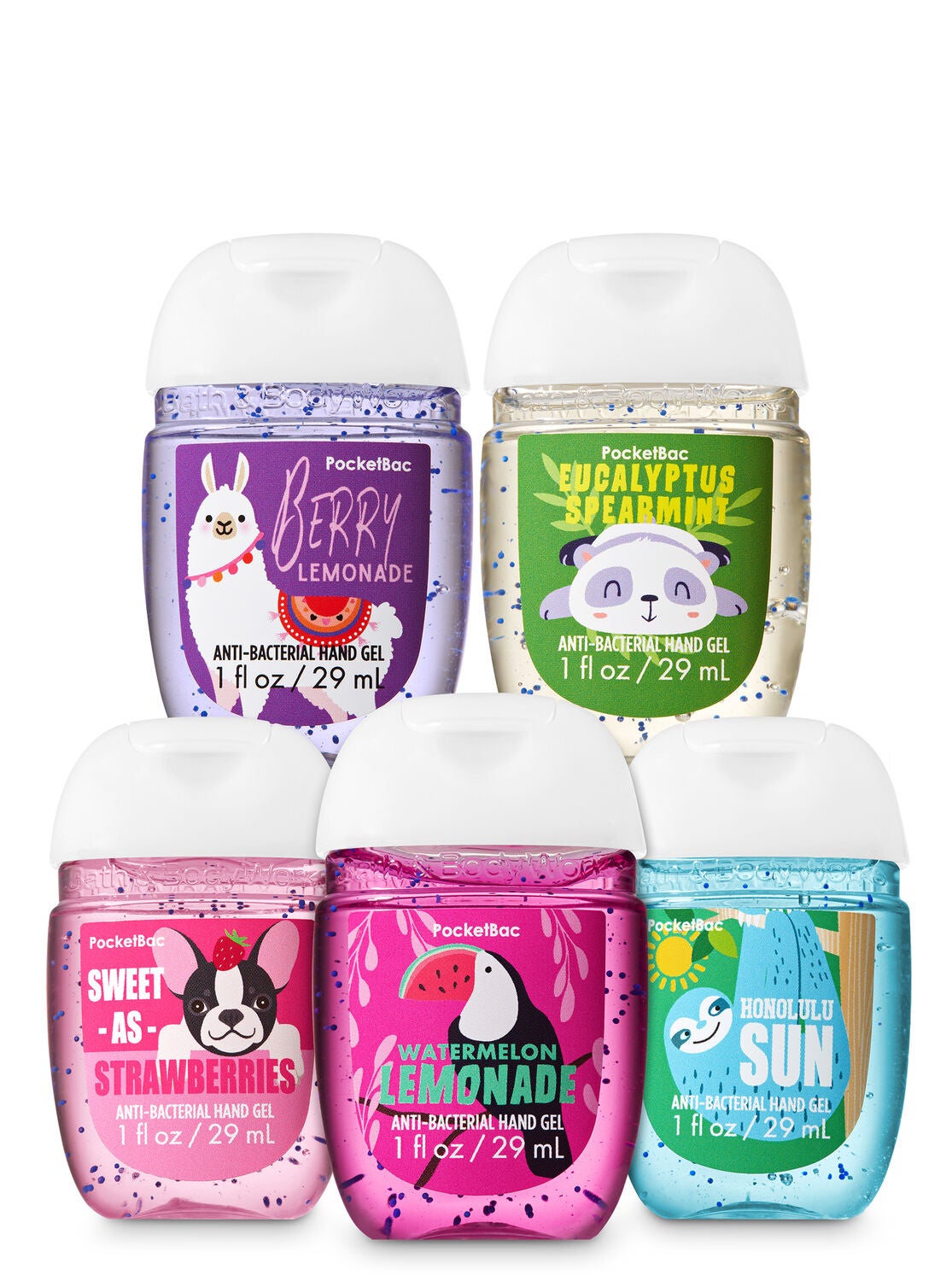 Spirit Animals PocketBac Hand Sanitizers, 5-Pack - Bath And Body Works