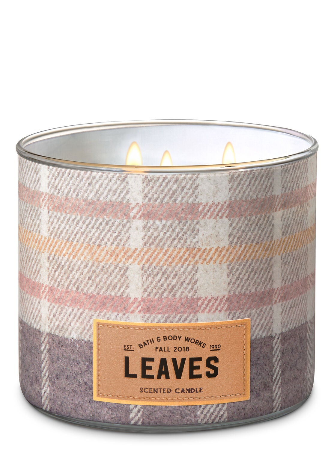 Leaves 3-Wick Candle - Bath And Body Works