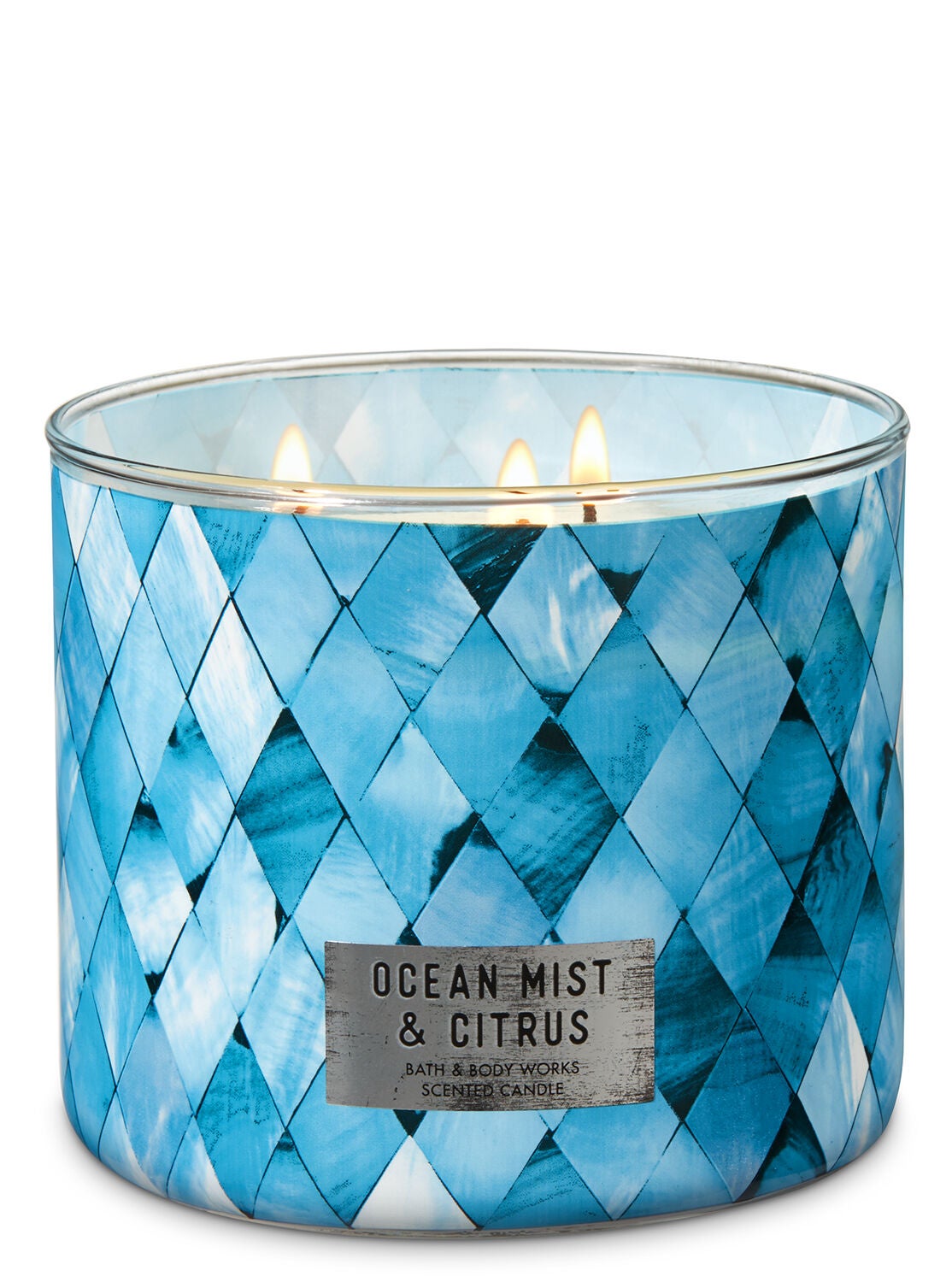 Ocean Mist & Citrus 3-Wick Candle - Bath And Body Works