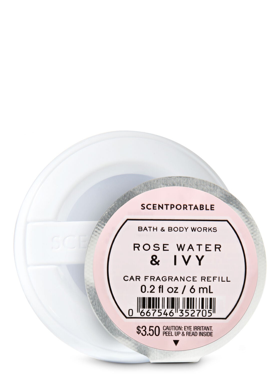 Rose Water & Ivy Scentportable Fragrance Refill - Bath And Body Works