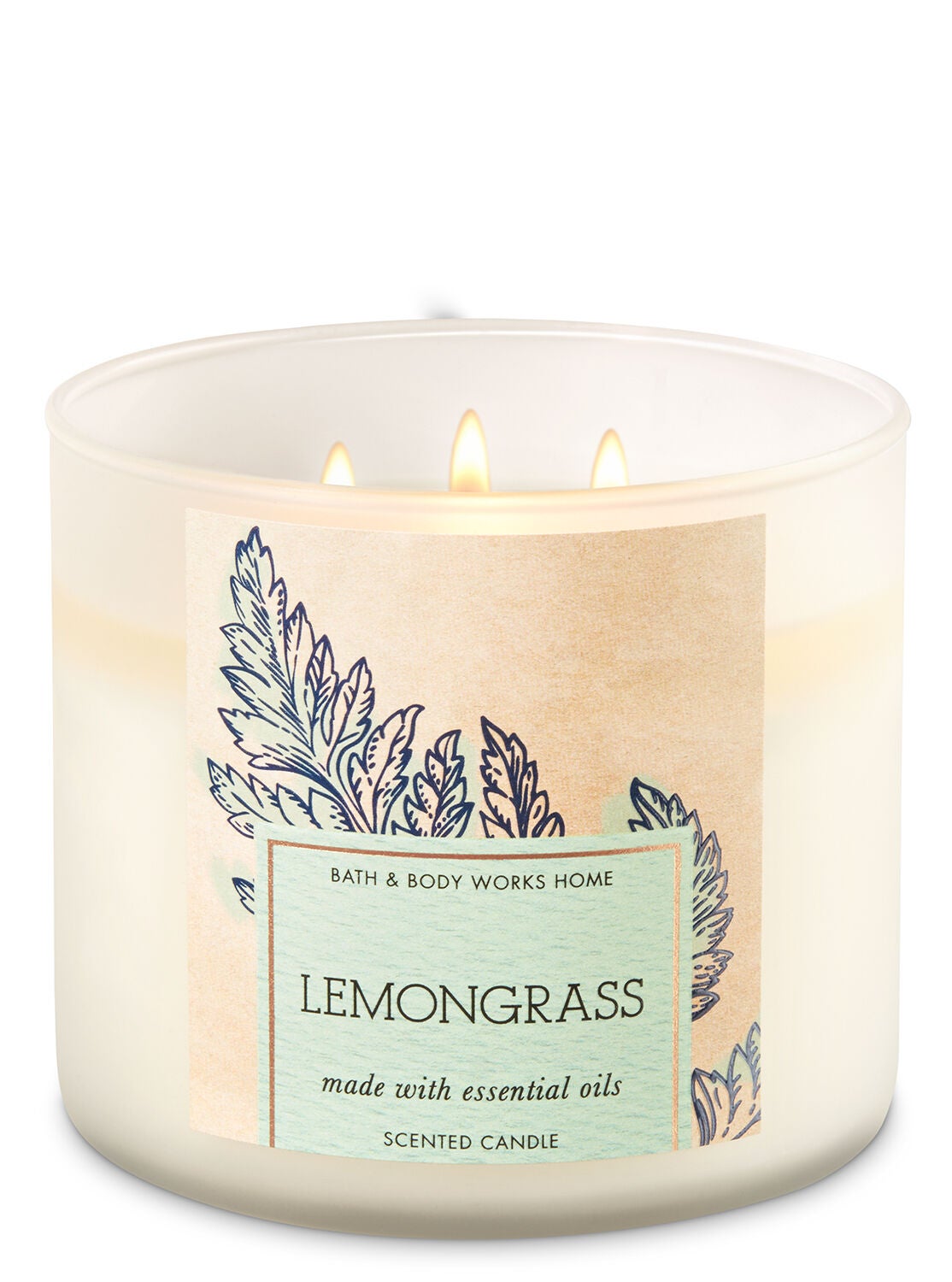 Lemongrass 3-Wick Candle - Bath And Body Works
