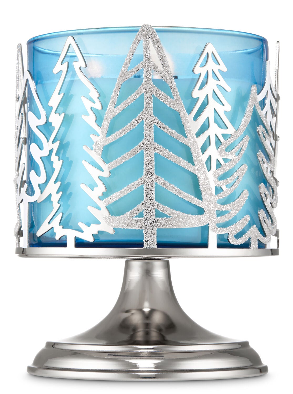 Silver Forest 3-Wick Candle Holder - Bath And Body Works