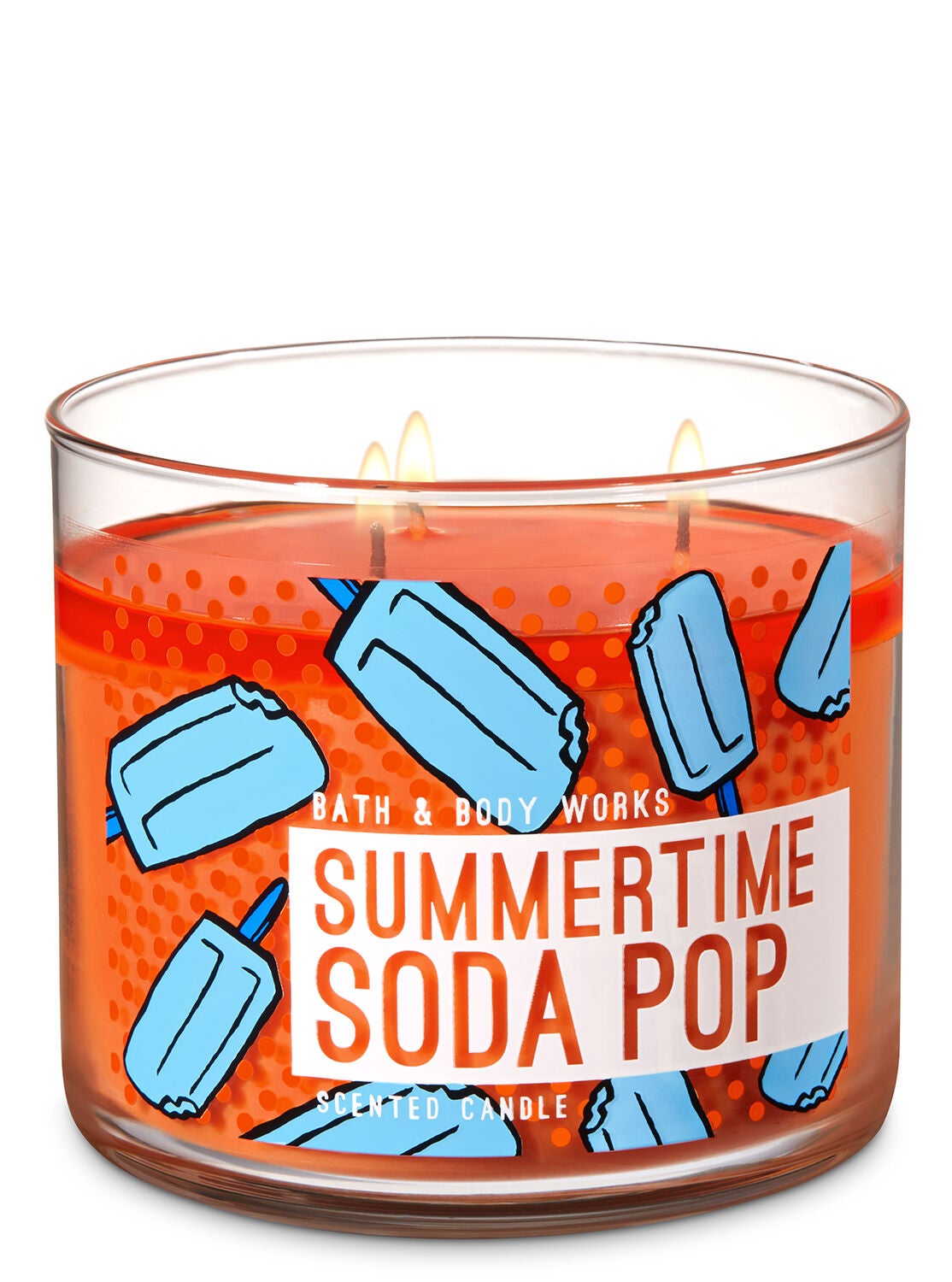 Summertime Soda Pop 3-Wick Candle - Bath And Body Works